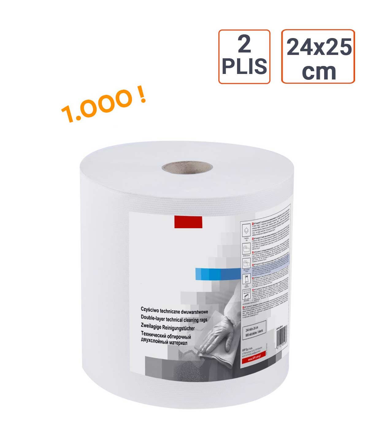 Lot de 2 Bobines essuie tout spécial Pare-brise type 1000