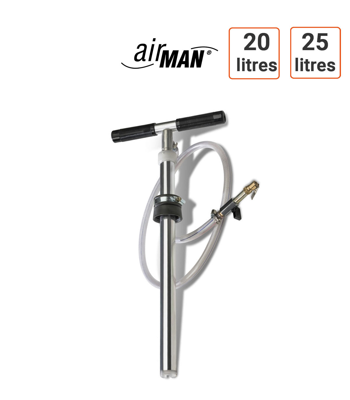 Pompe pour préventif anti-crevaison pour bidon de 20 ou 25 Litres