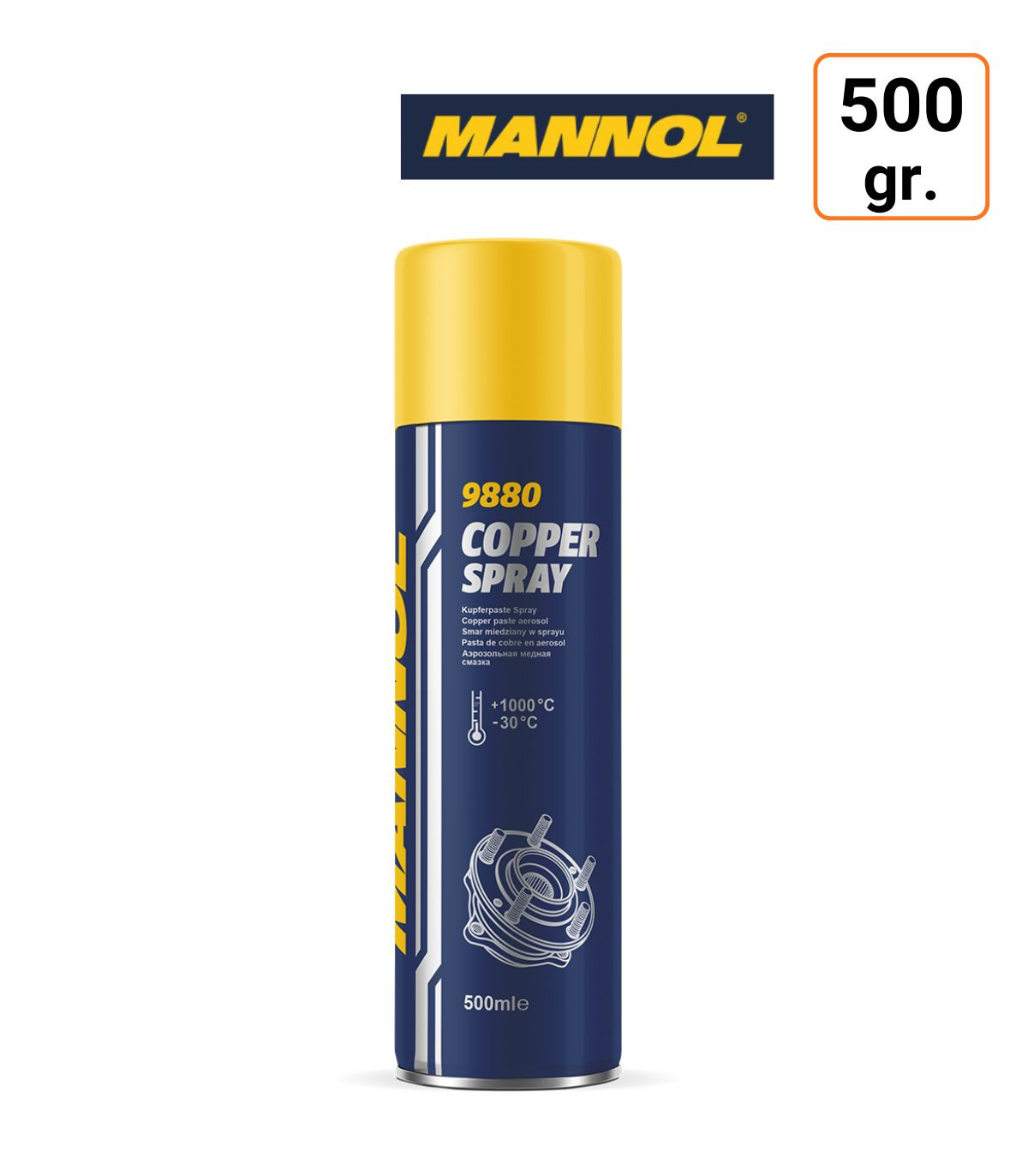 Graisse Cuivre MANNOL en spray 500gr.
