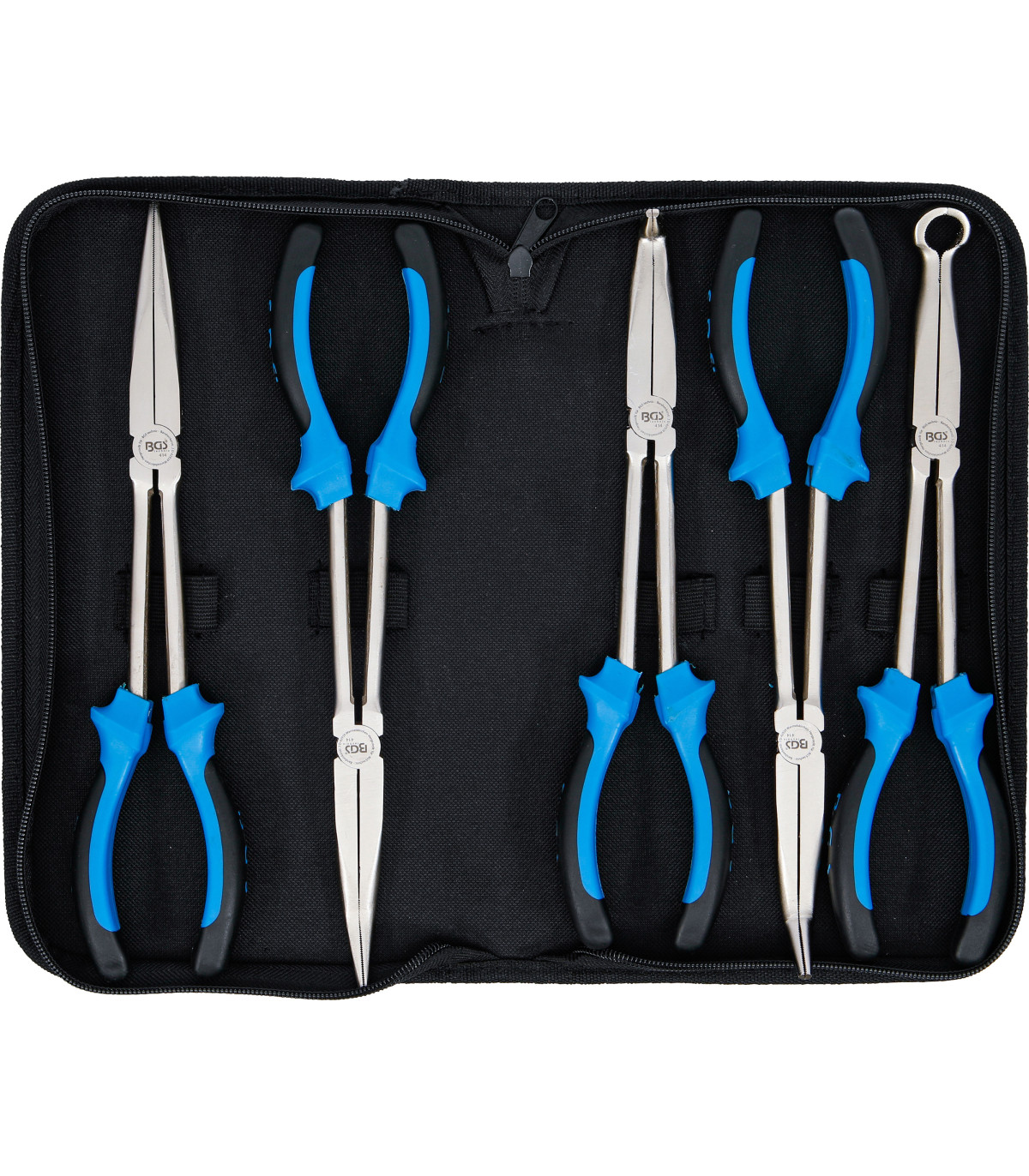 Lot de 5 pinces à bec long 290 mm