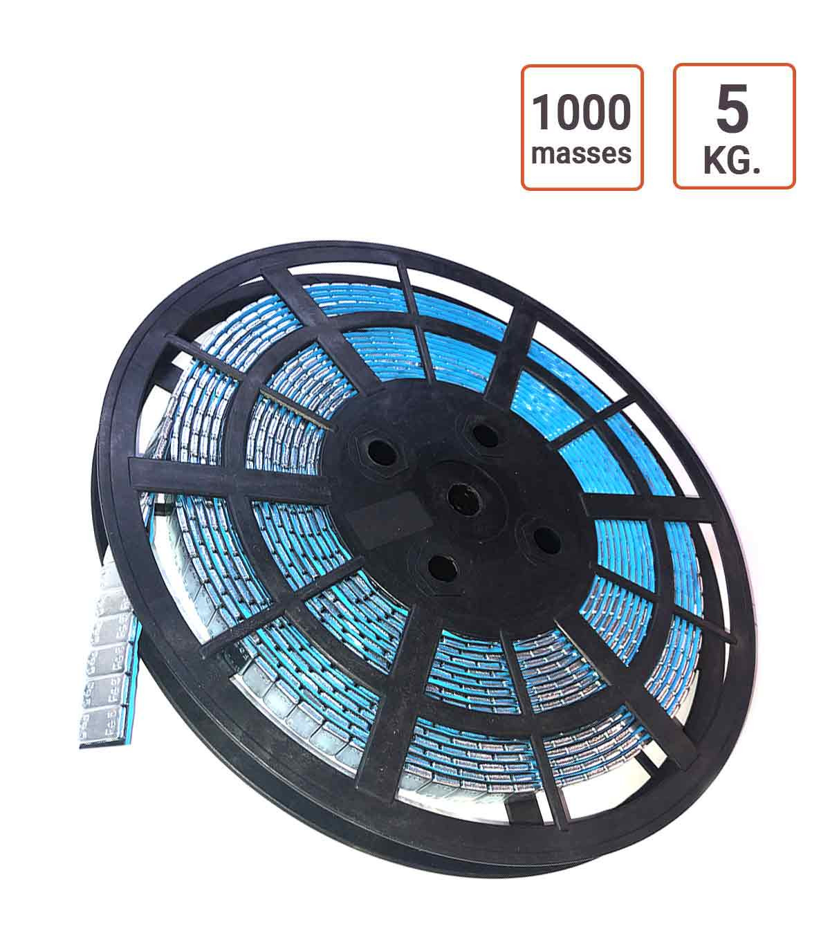Rouleau masses autocollantes 5KG  (5G. X 1000)