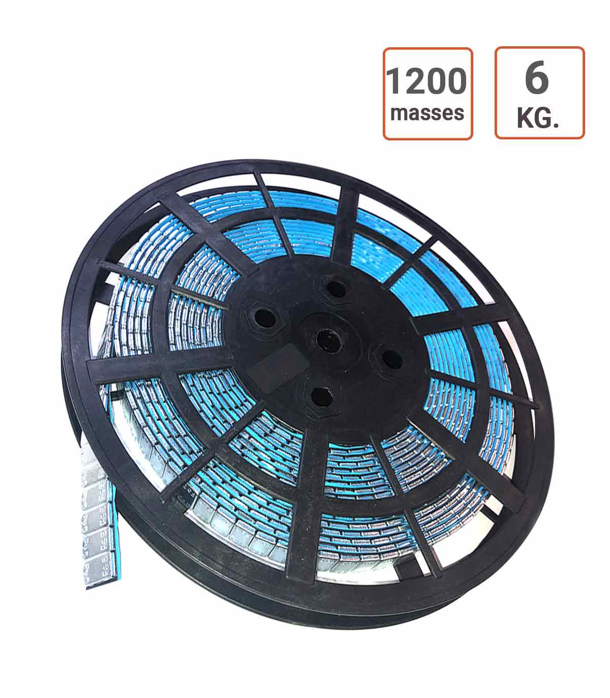 Rouleau masses autocollantes en 6KG (5G. X 1200)