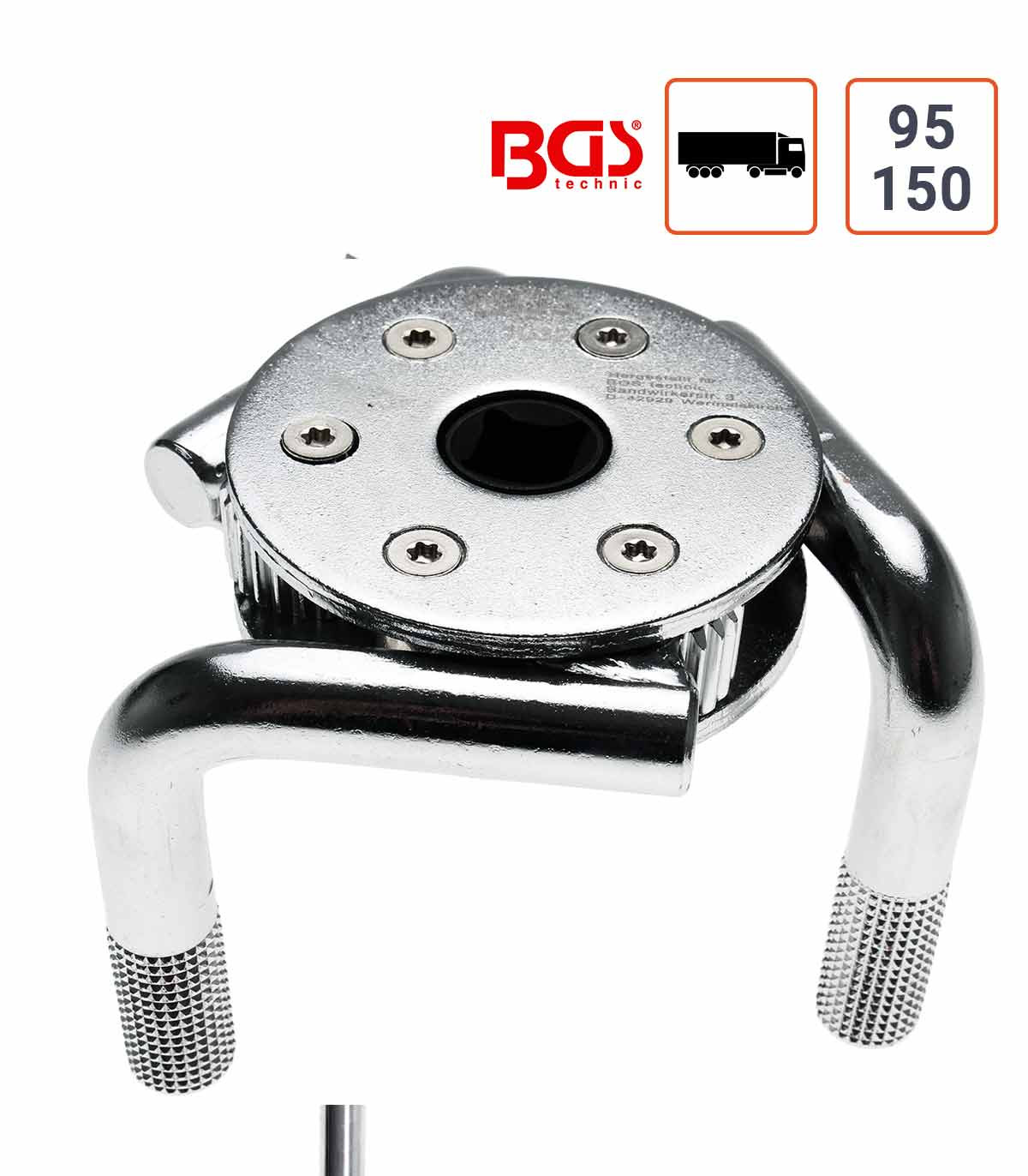 Clé à griffes filtre à huile 3 griffes pour camion 95 à 150 mm