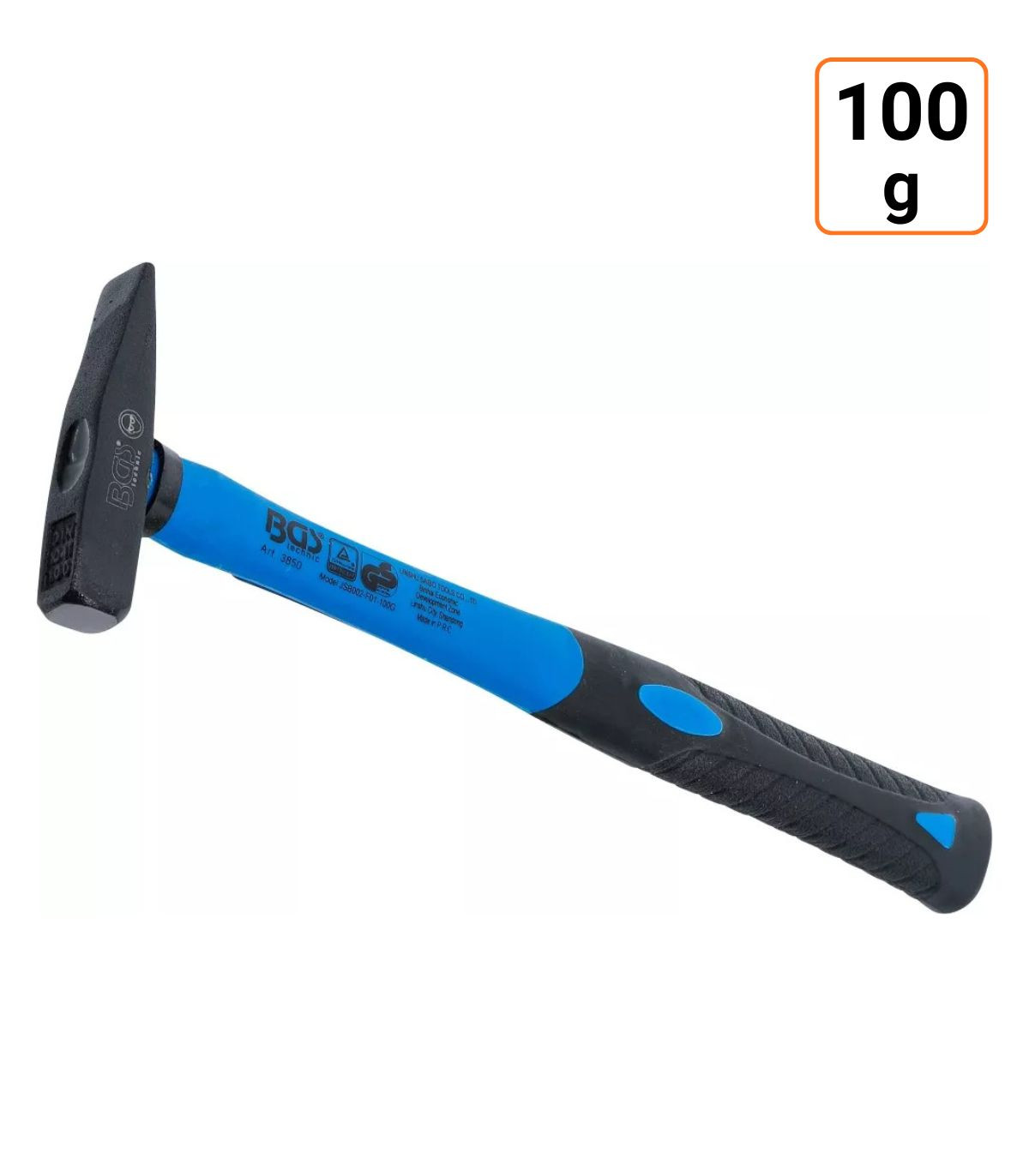 Marteau mécanicien manche en fibres de verre 100 g