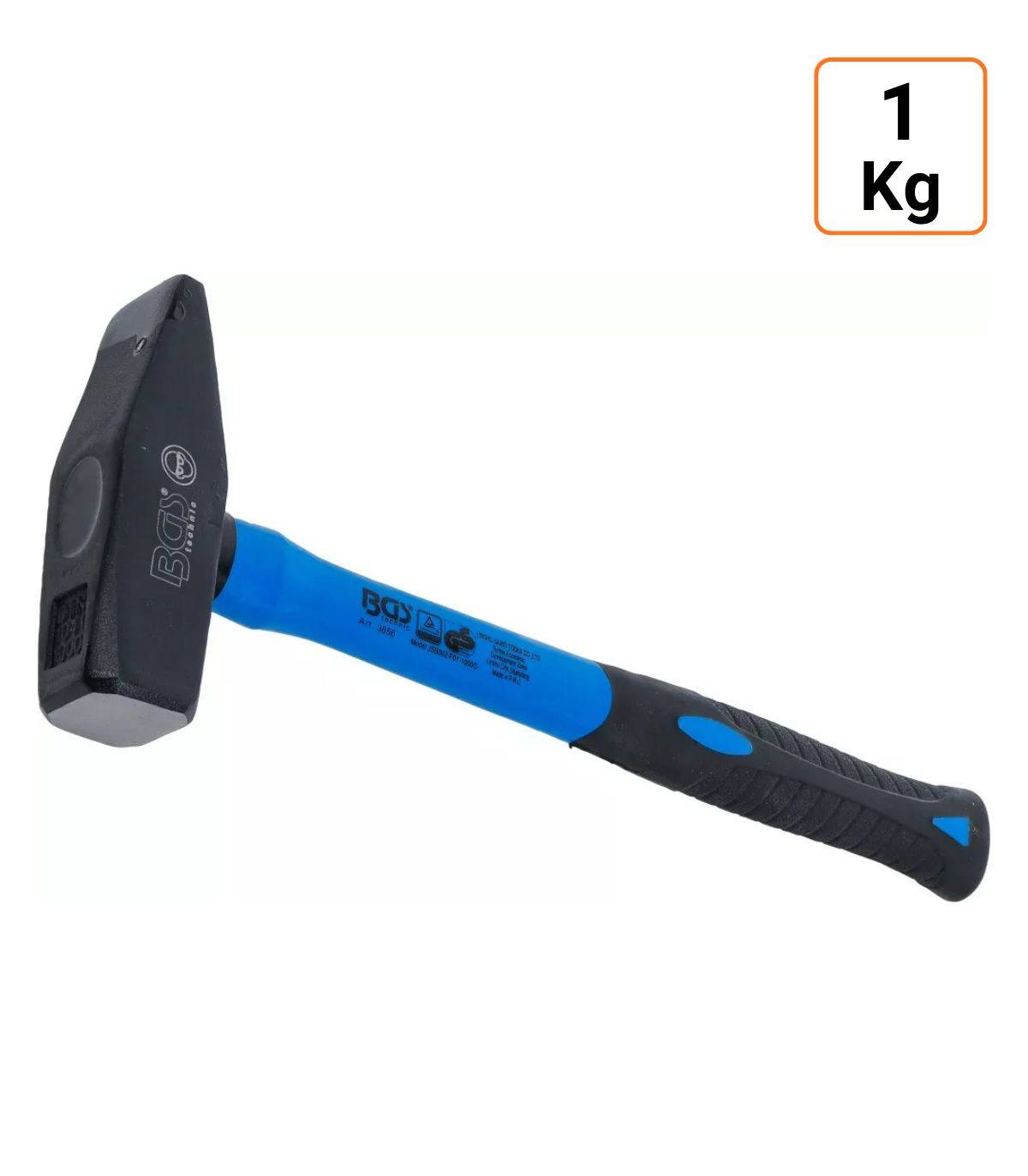 Marteau mécanicien manche en fibres de verre 1 Kg