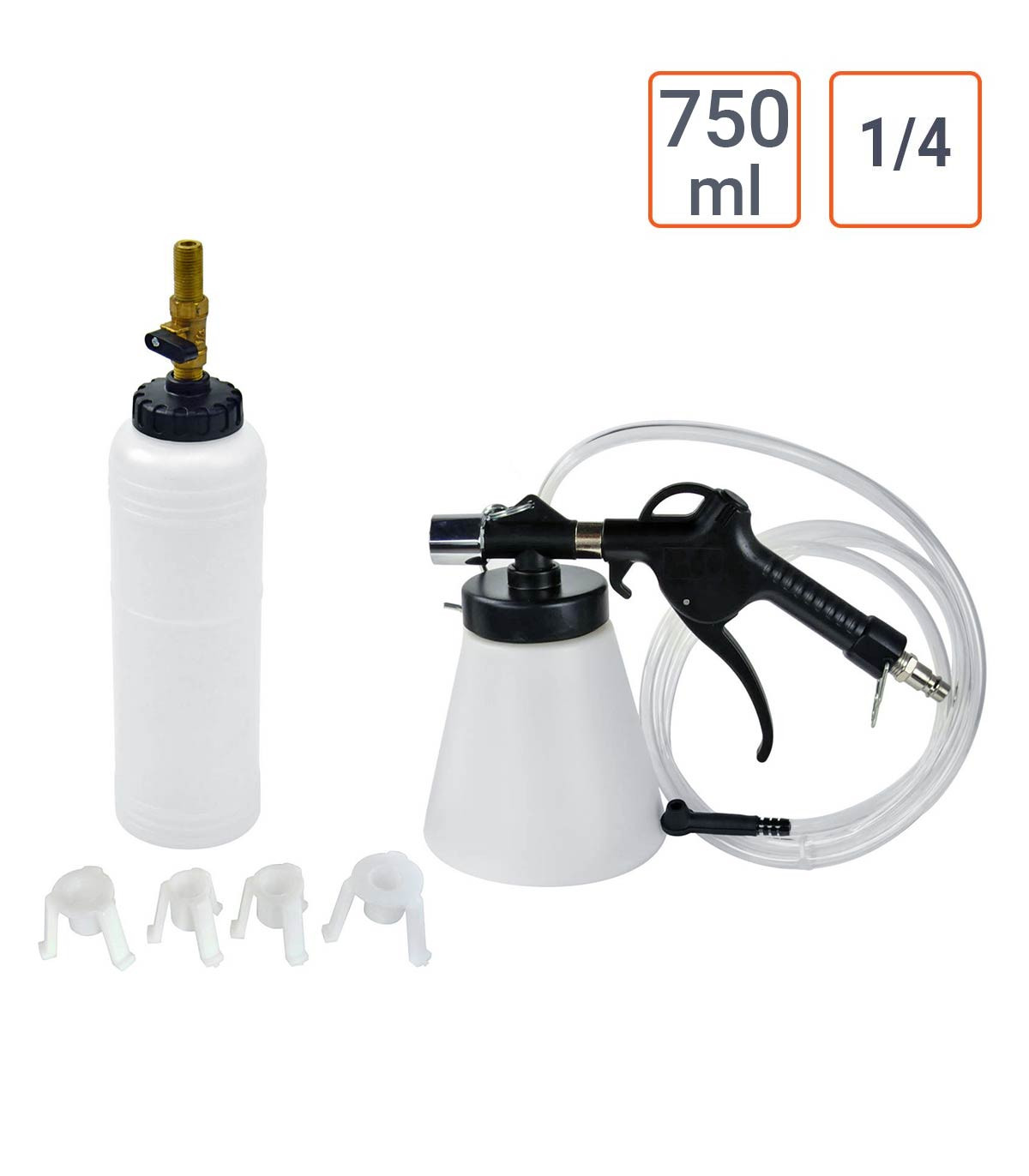 Purgeur pneumatique pour freins et embrayage 5 Litres