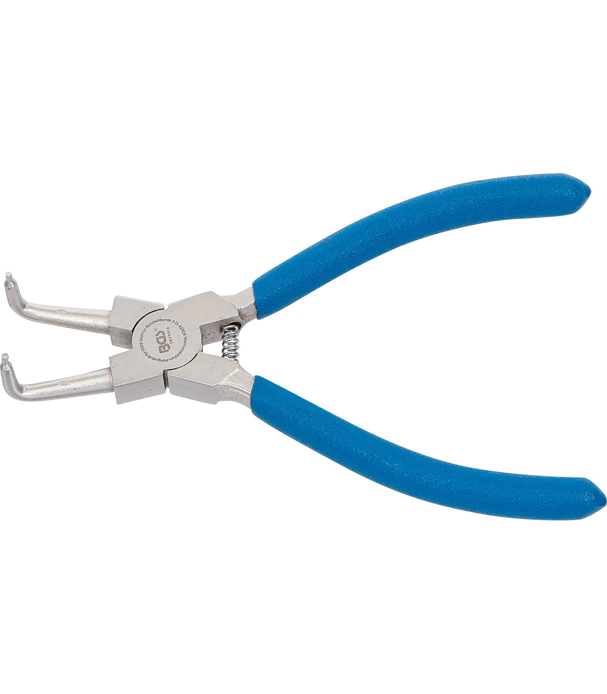 Pince pour circlips coudée pour circlips intérieurs 150 mm