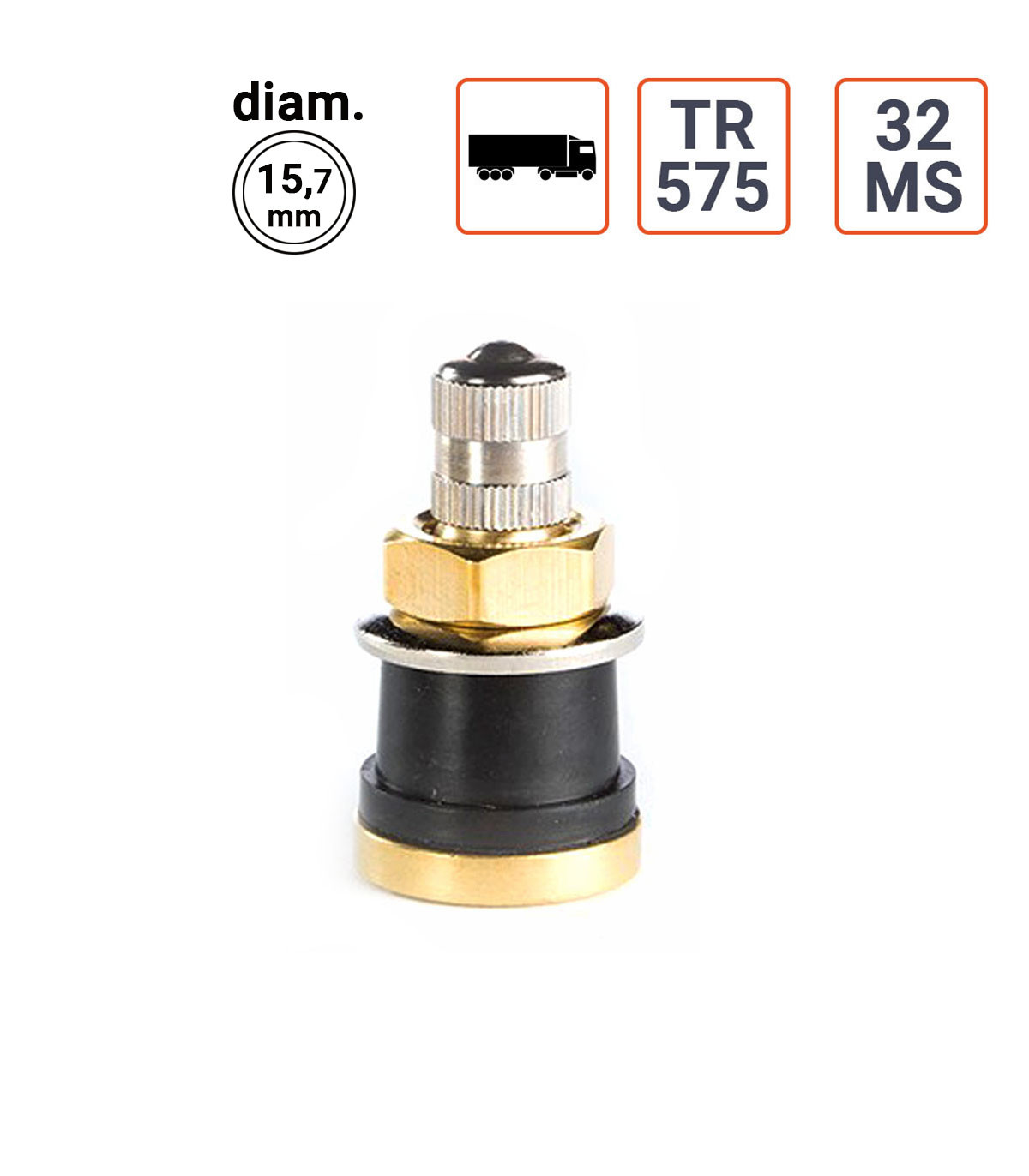 Valve Poids Lourds TR 575 ou 32MS