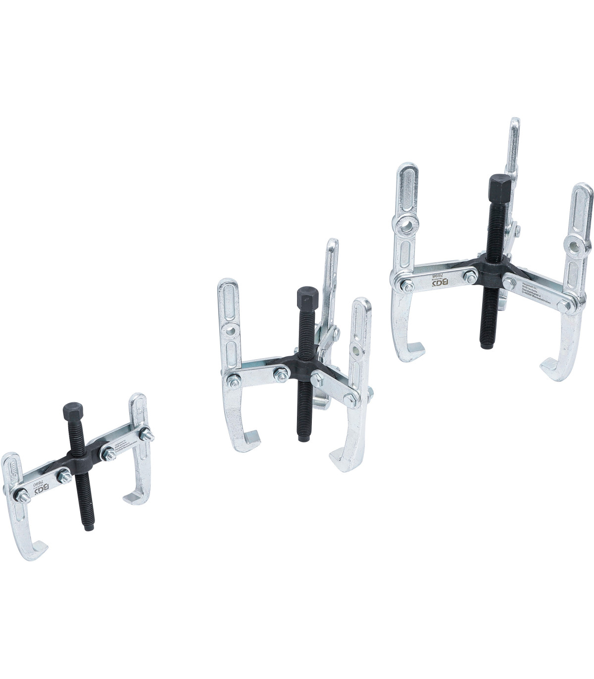 Lot de 3 extracteurs internes et externes 2 et 3 bras 100 à 150 mm