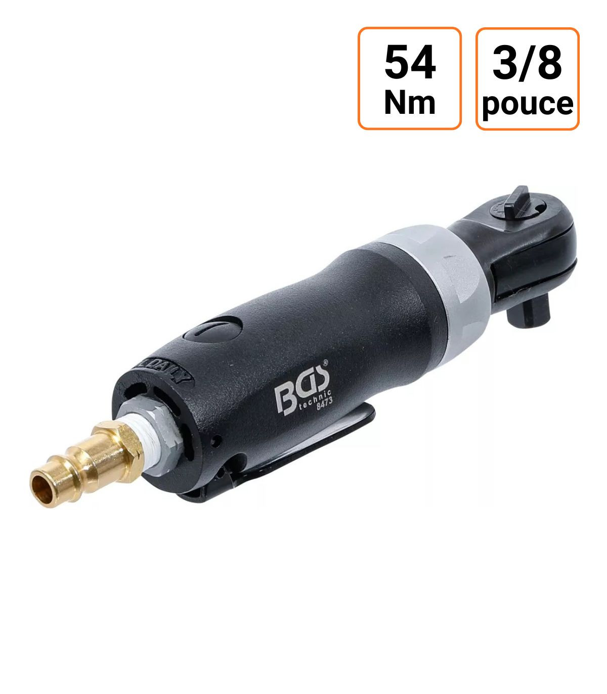 Cliquet pneumatique 3/8 pouce 54 Nm extra court top qualité