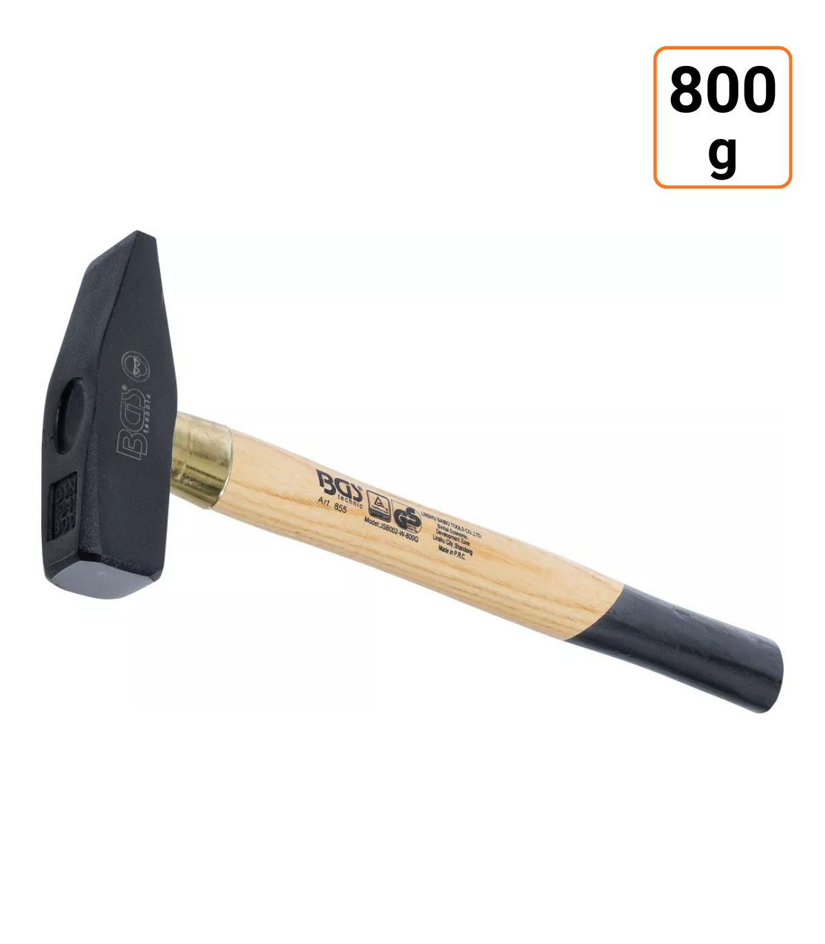 Marteau mécanicien manche en bois 800 g