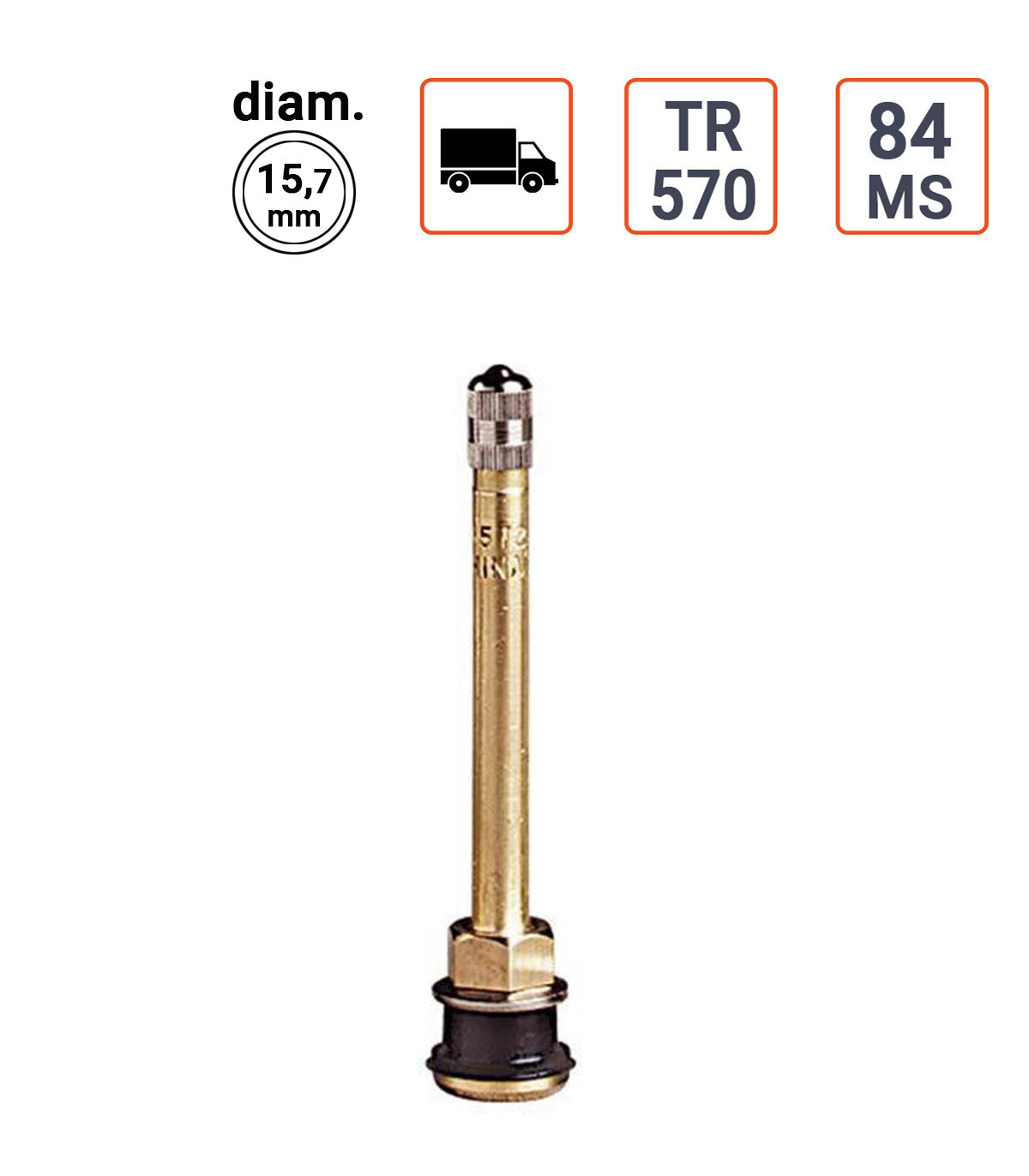 Valve Poids Lourds TR 570 ou 84MS