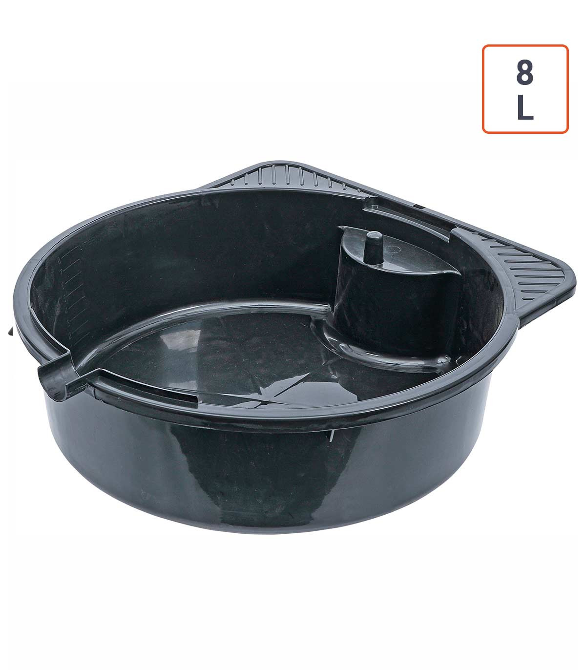 Bac de vidange d'huile 8 litres avec bec verseur