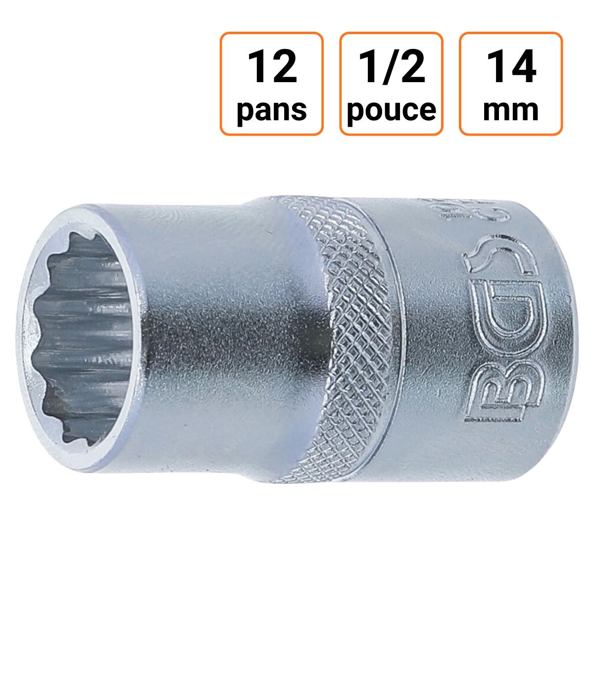 Douille CRV douze pans 1/2 pouce en 14mm