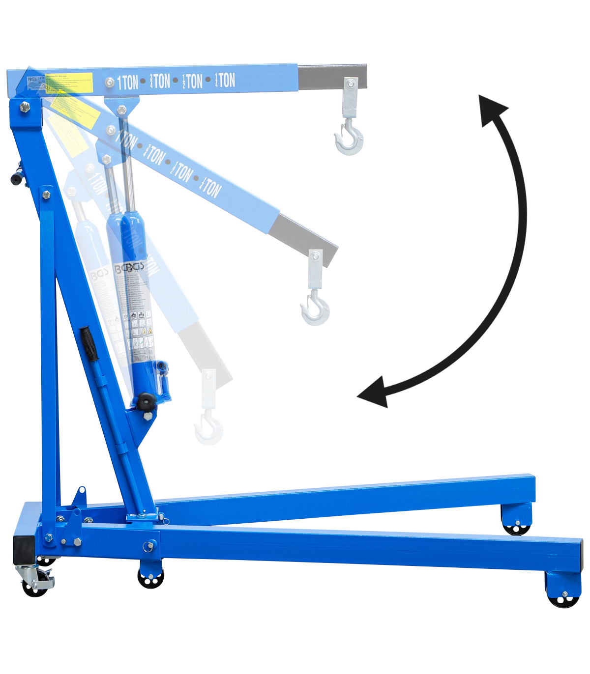 Grue de levage d'atelier 1000 kg