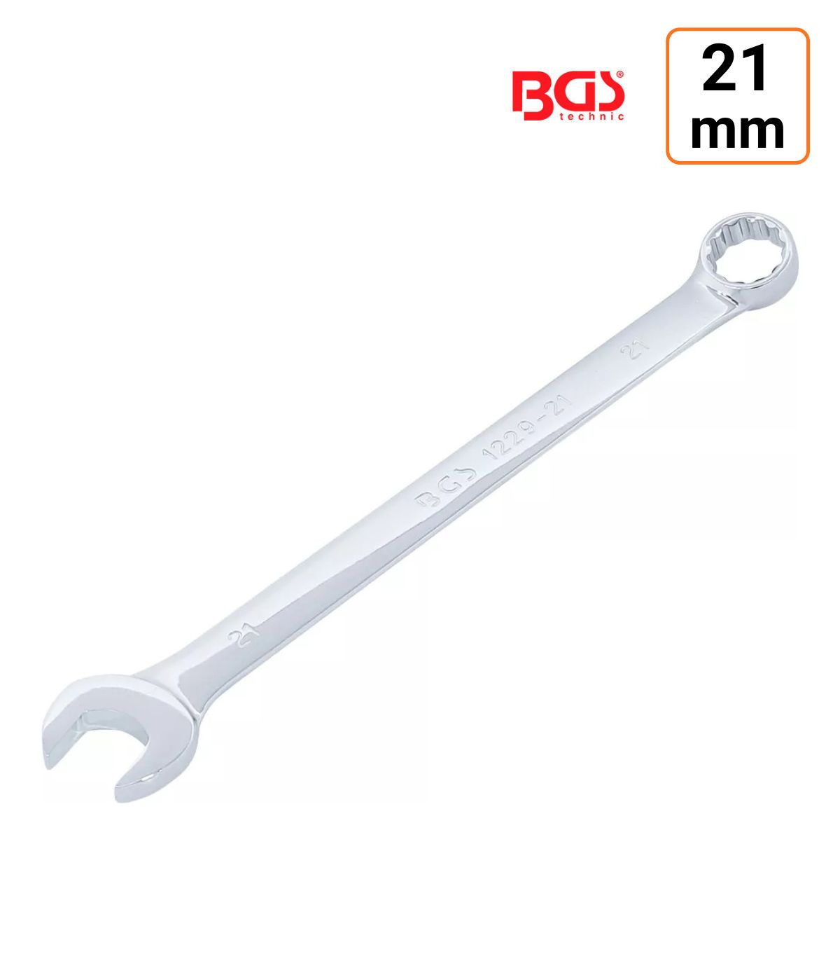 Clé mixte 21 mm extra longue haute qualité