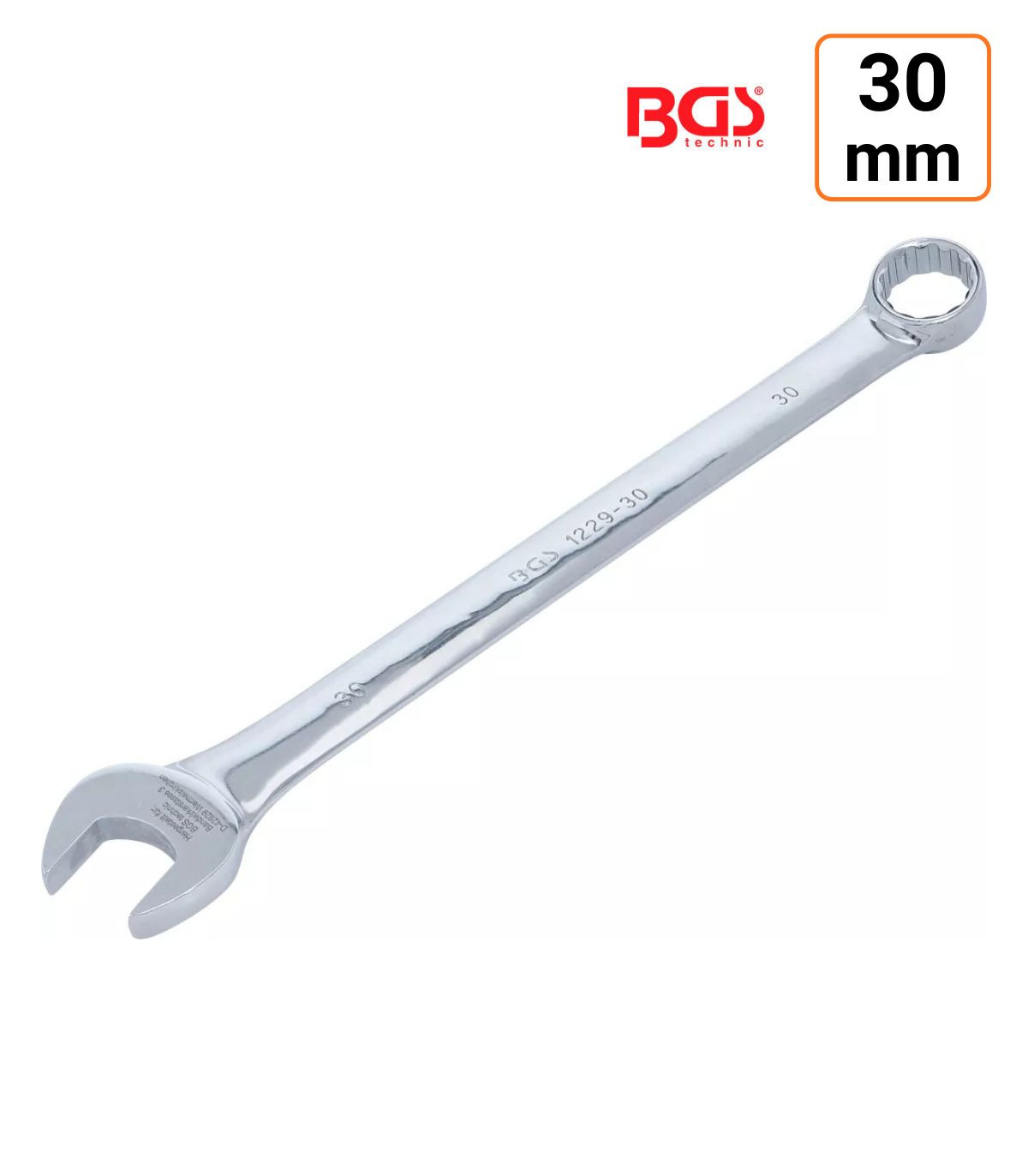 Clé mixte 30 mm extra longue haute qualité
