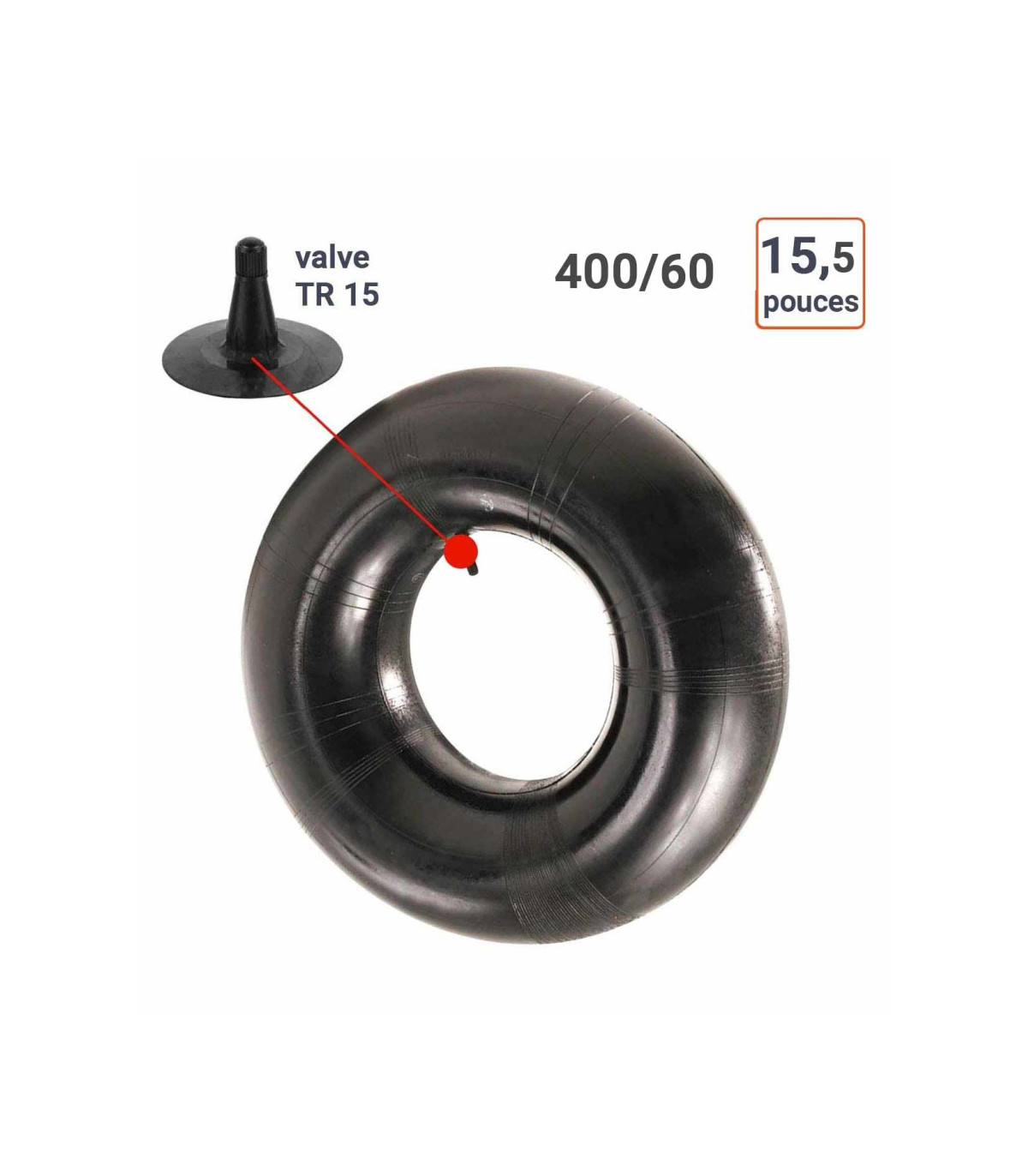 Chambre à Air 4.00/60-15.5 valve TR15
