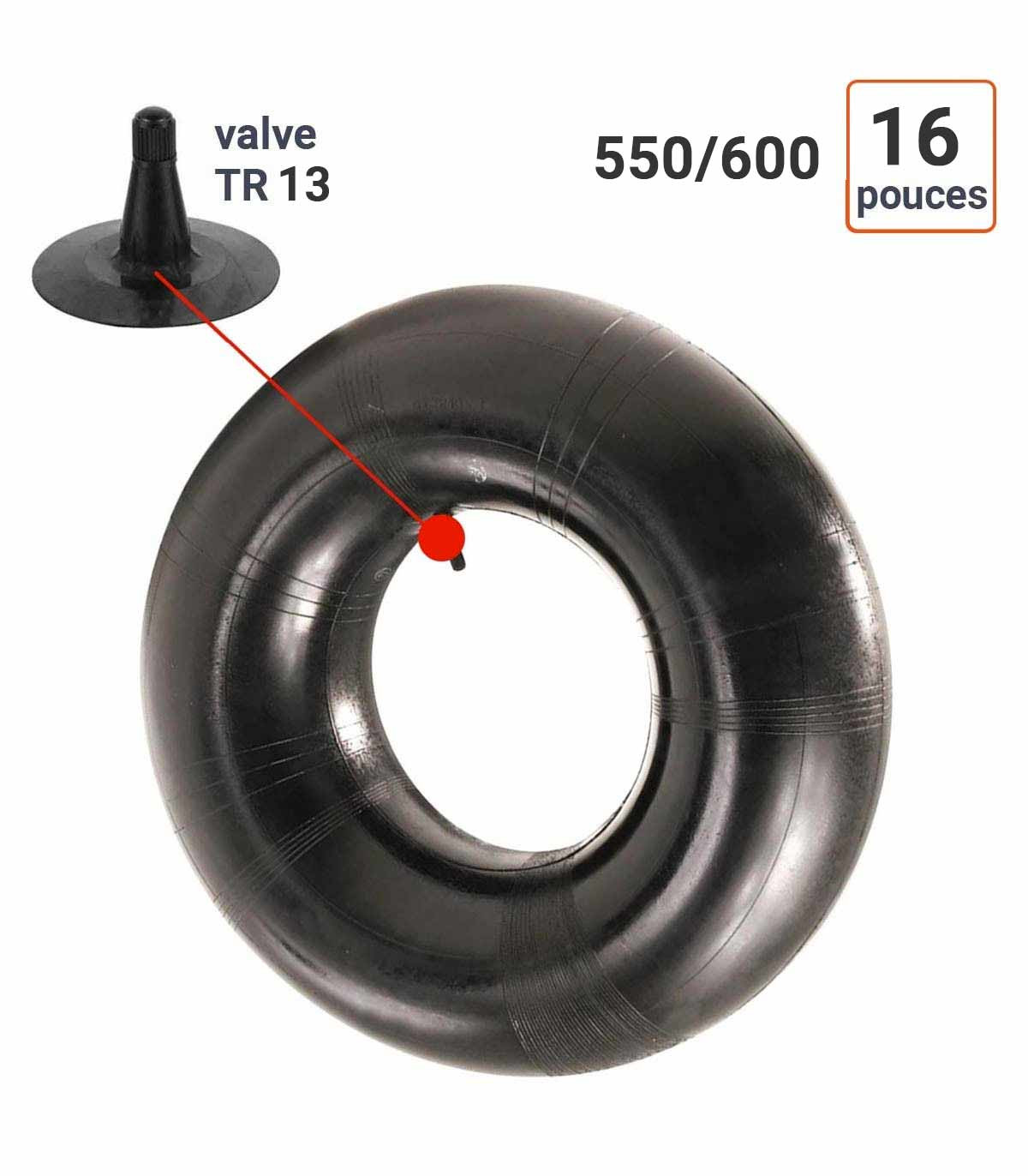 Chambre à Air 550/600-16 valve TR13