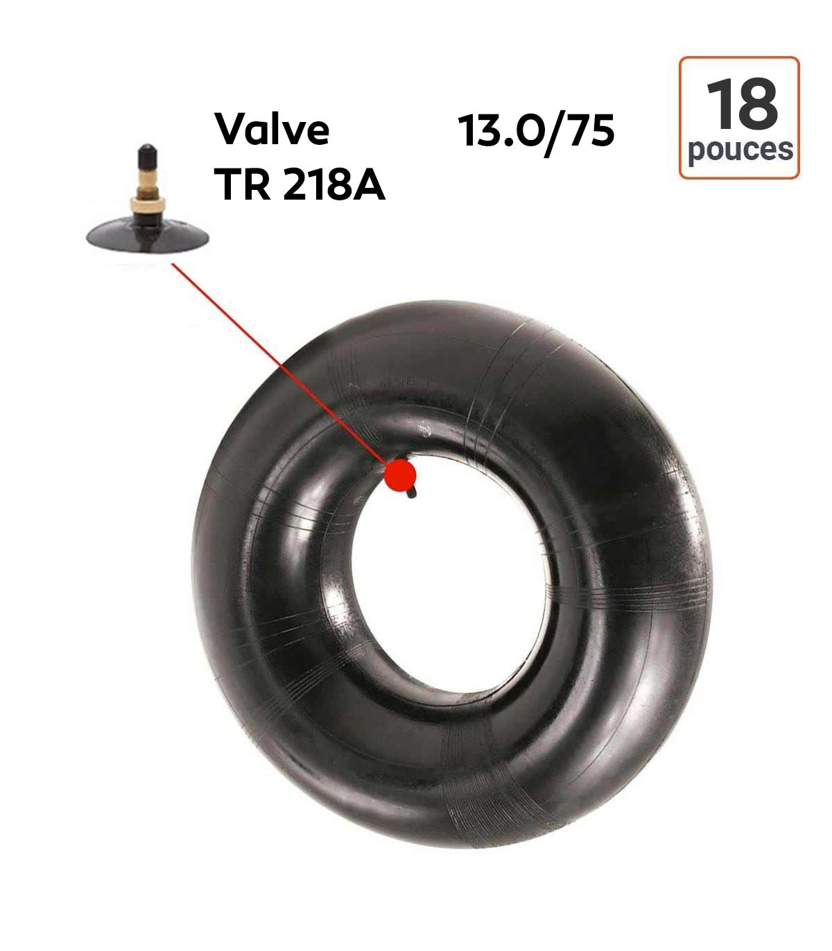 Chambre à Air 13.0/65-75-18 valve TR 218A