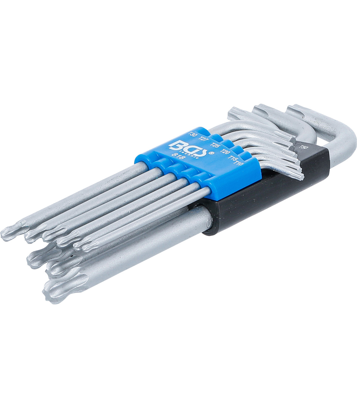 9 clés torx avec tête sphérique T10 à T50