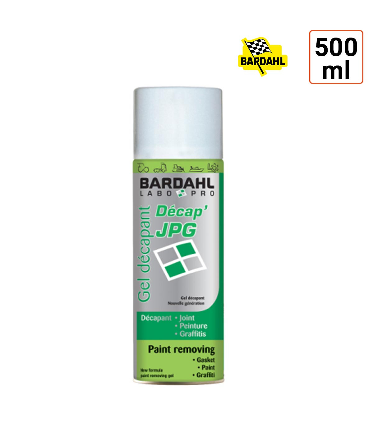 Décapant gel en aérosol JPG Bardahl 500ml