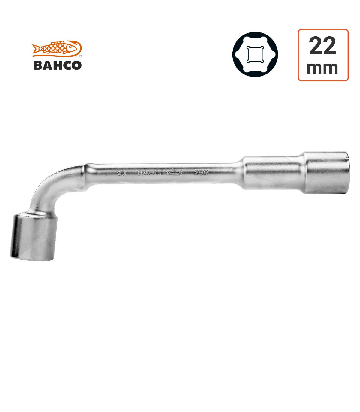 Clé à pipe BAHCO 6 Pans 22 mm