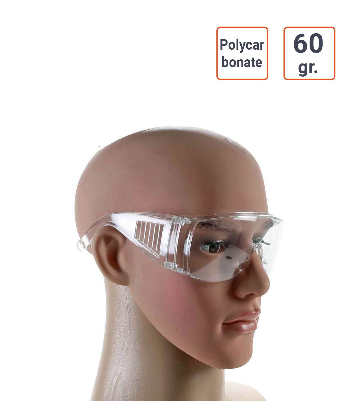 Lunettes de protection polycarbonate anti-rayure
