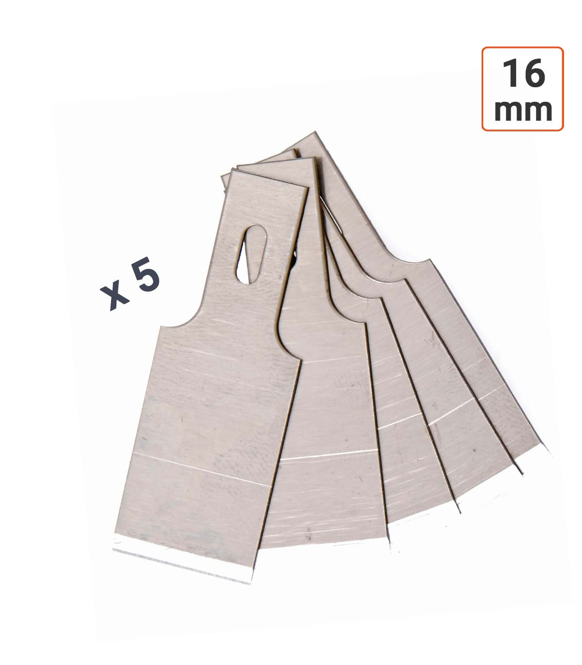Lames de grattoir de rechange largeur 16mm