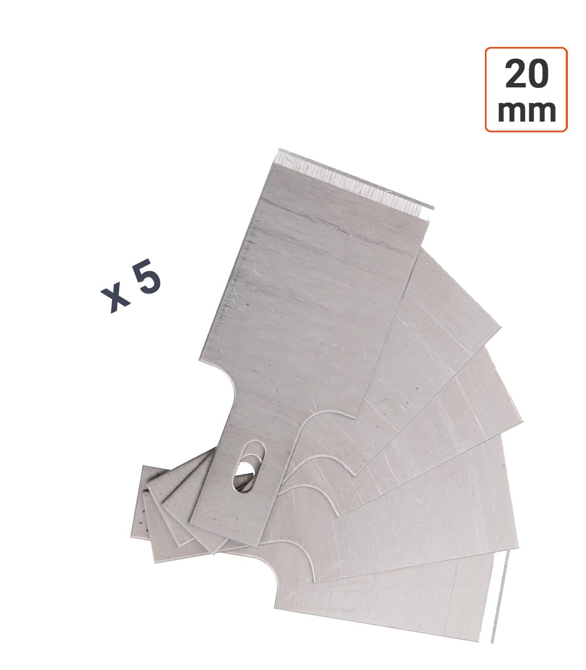 Lames de grattoir de rechange en 20 mm