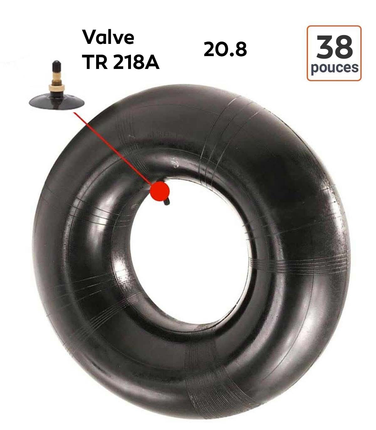 Chambre à Air 20.8-38 valve TR218A