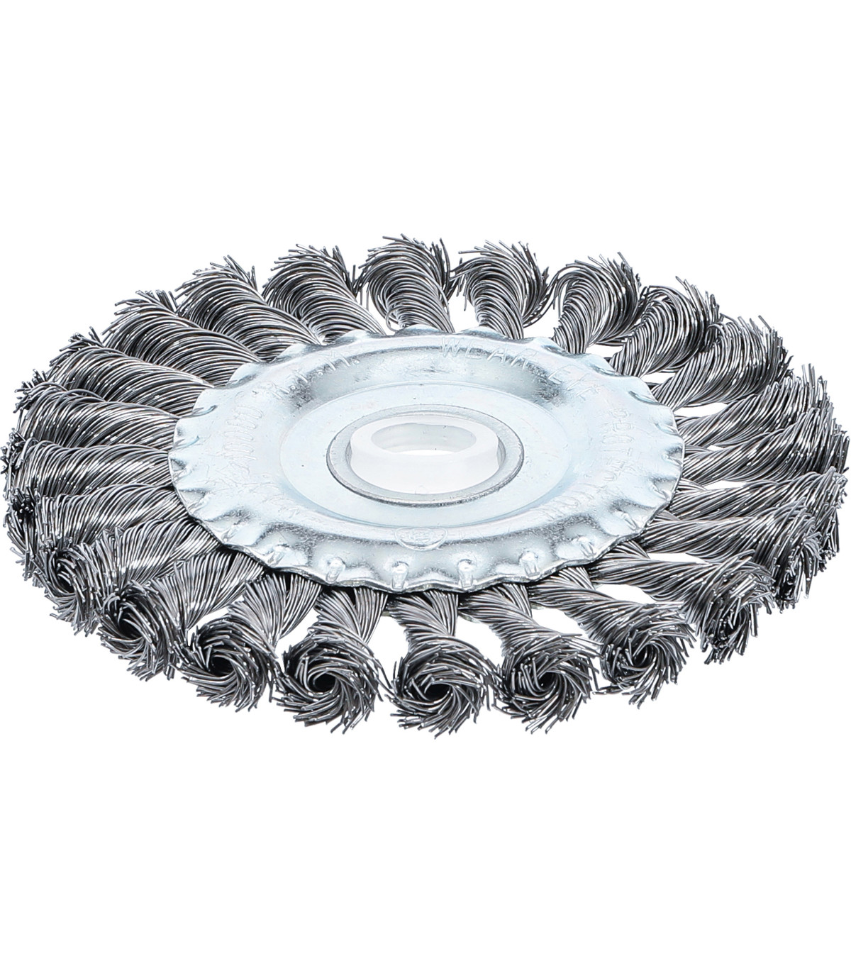 Brosse plate brosse ronde tressée diam 125 mm