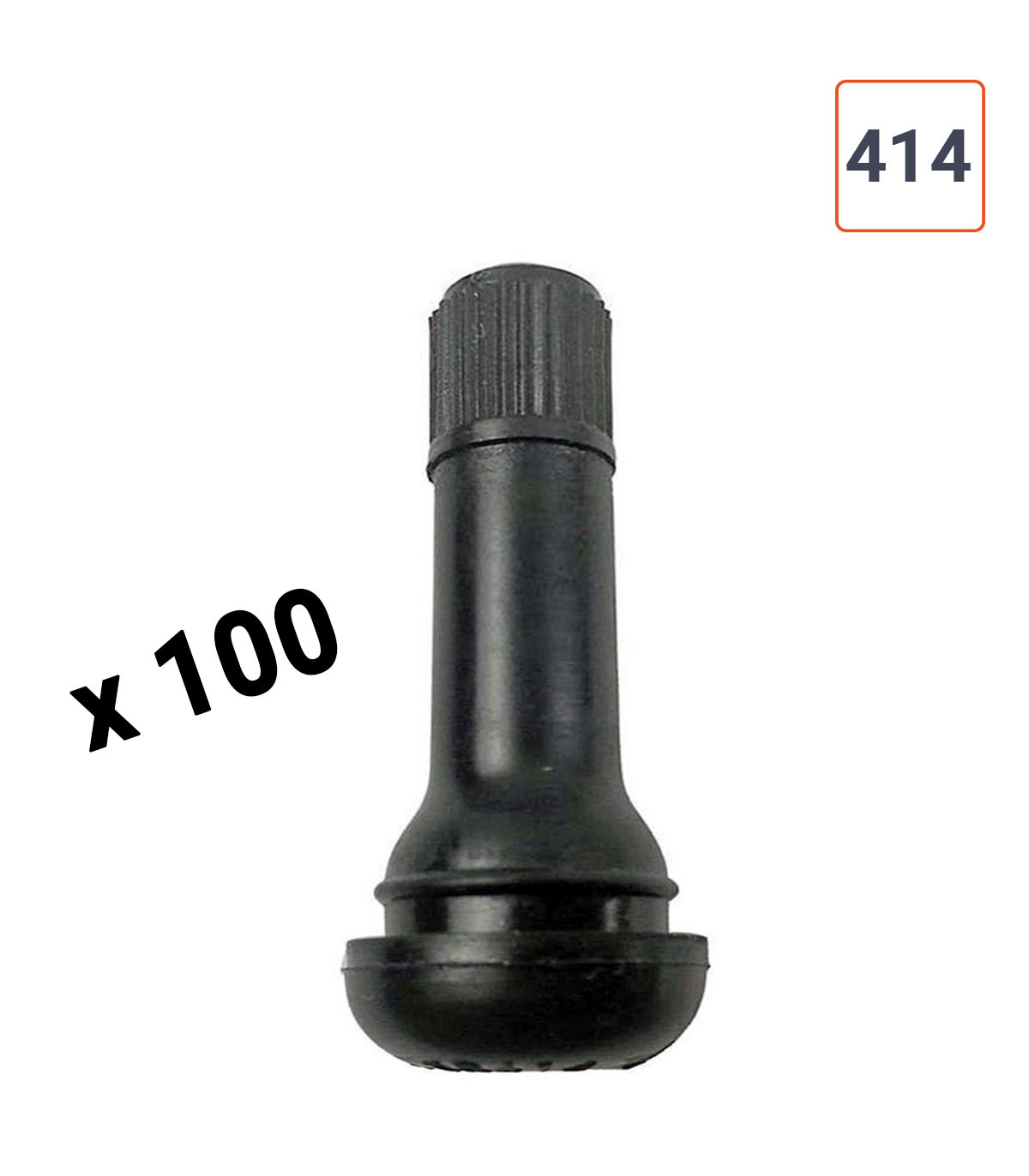 Valves TR 414 pneu tubeless par 100ex