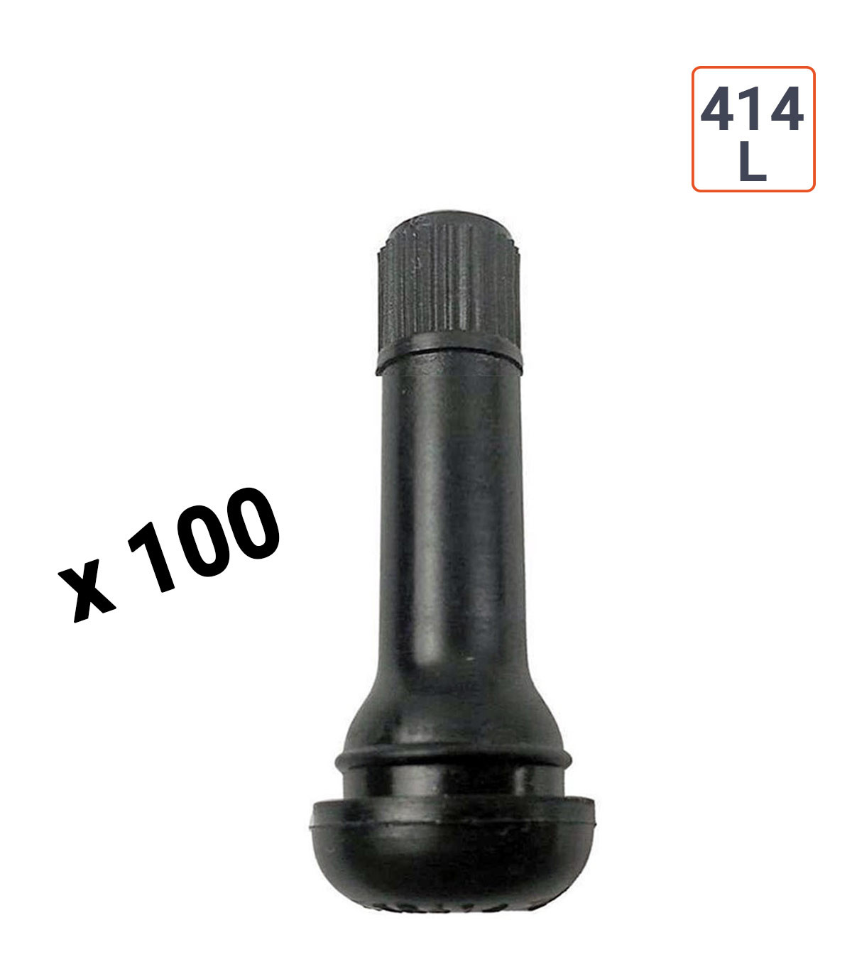 Valves TR 414L pneu tubeless par 100ex