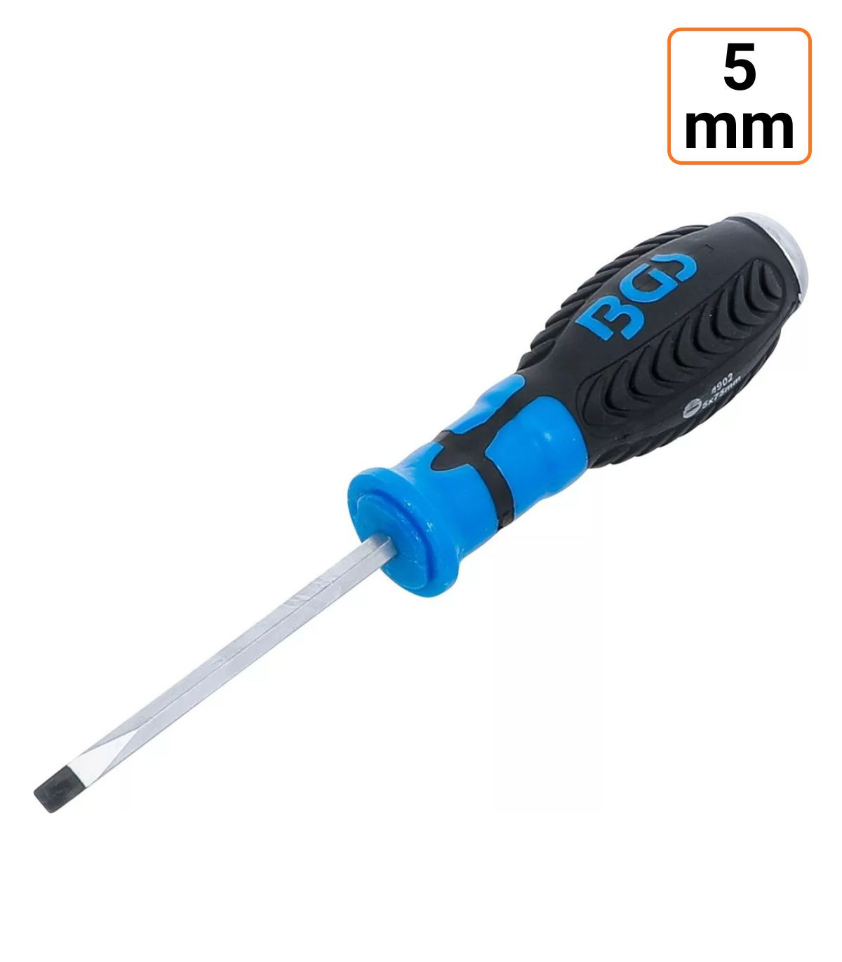 Tournevis plat 5 mm longueur de tige 75 mm