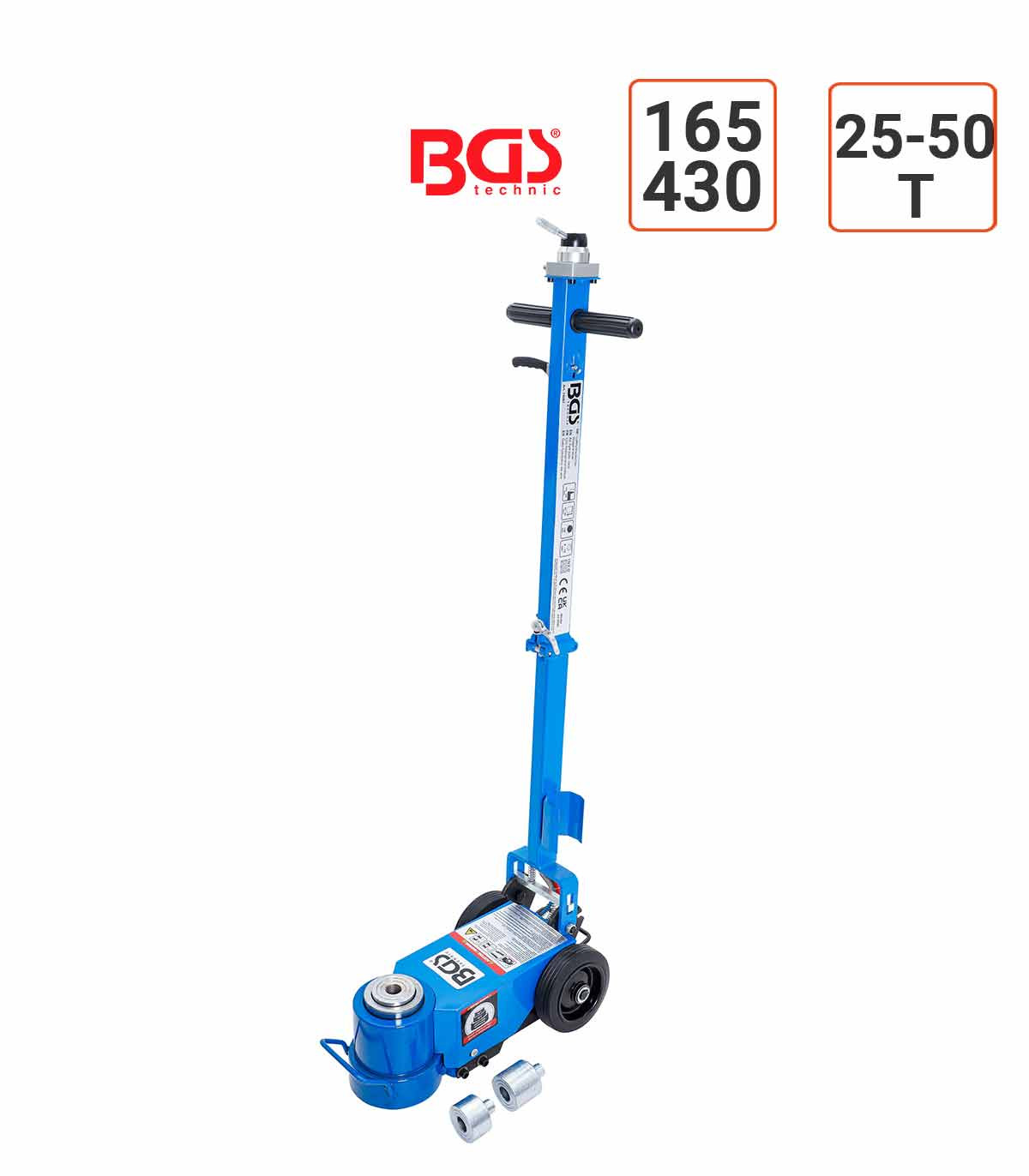 Cric hydro-pneumatique mobile 25 à 50 t