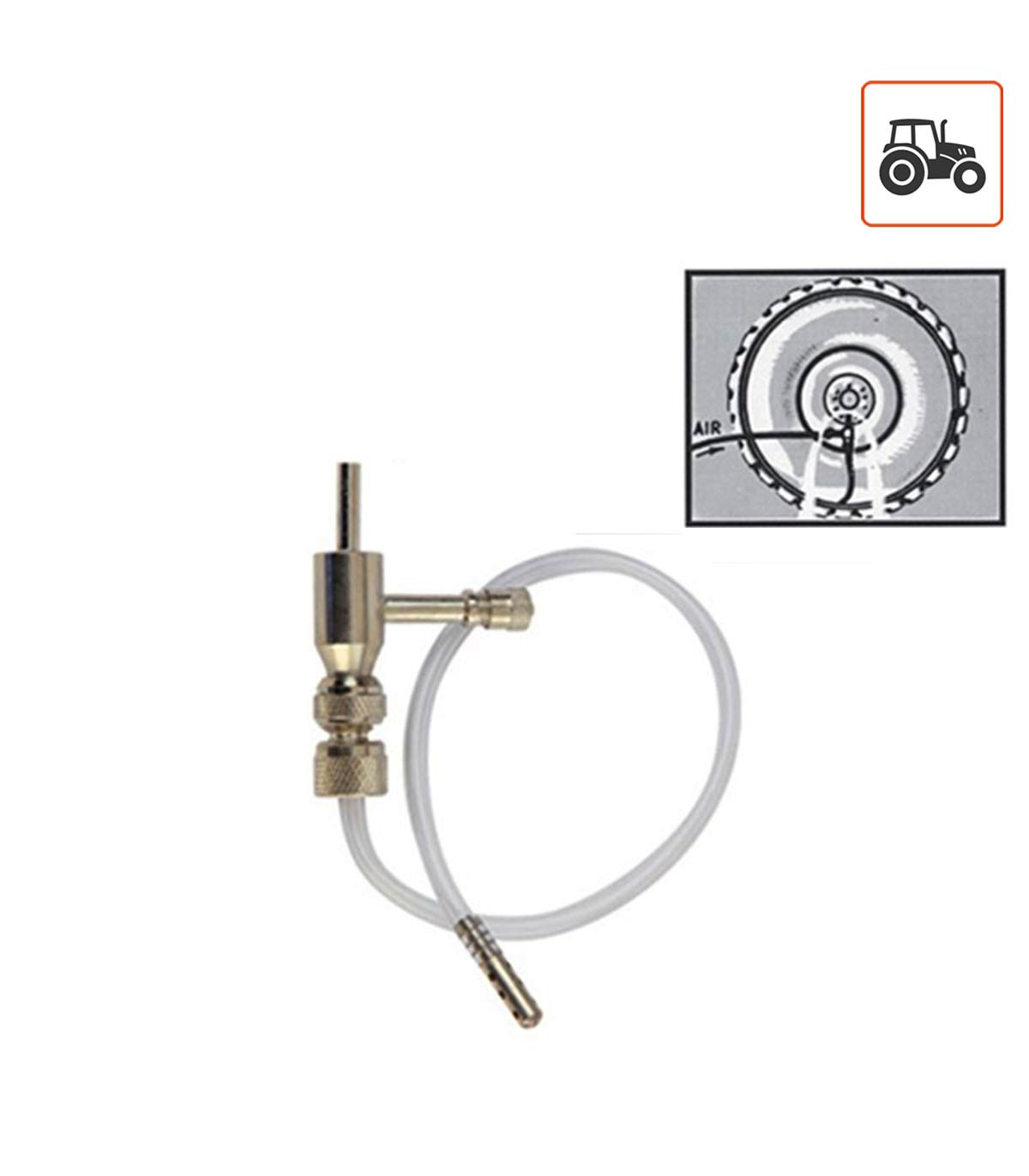 Outil Embout de Vidange pour pneus Agraire