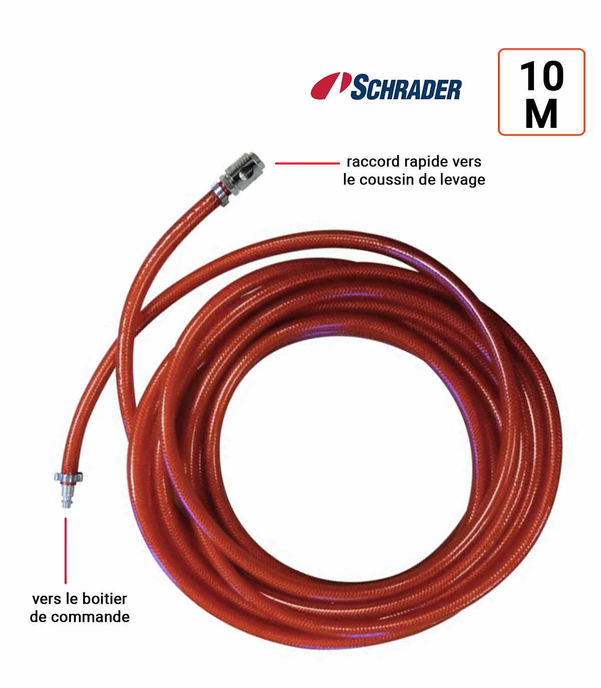 Flexible d'alimentation 10 m pour boitier-coussin de levage
