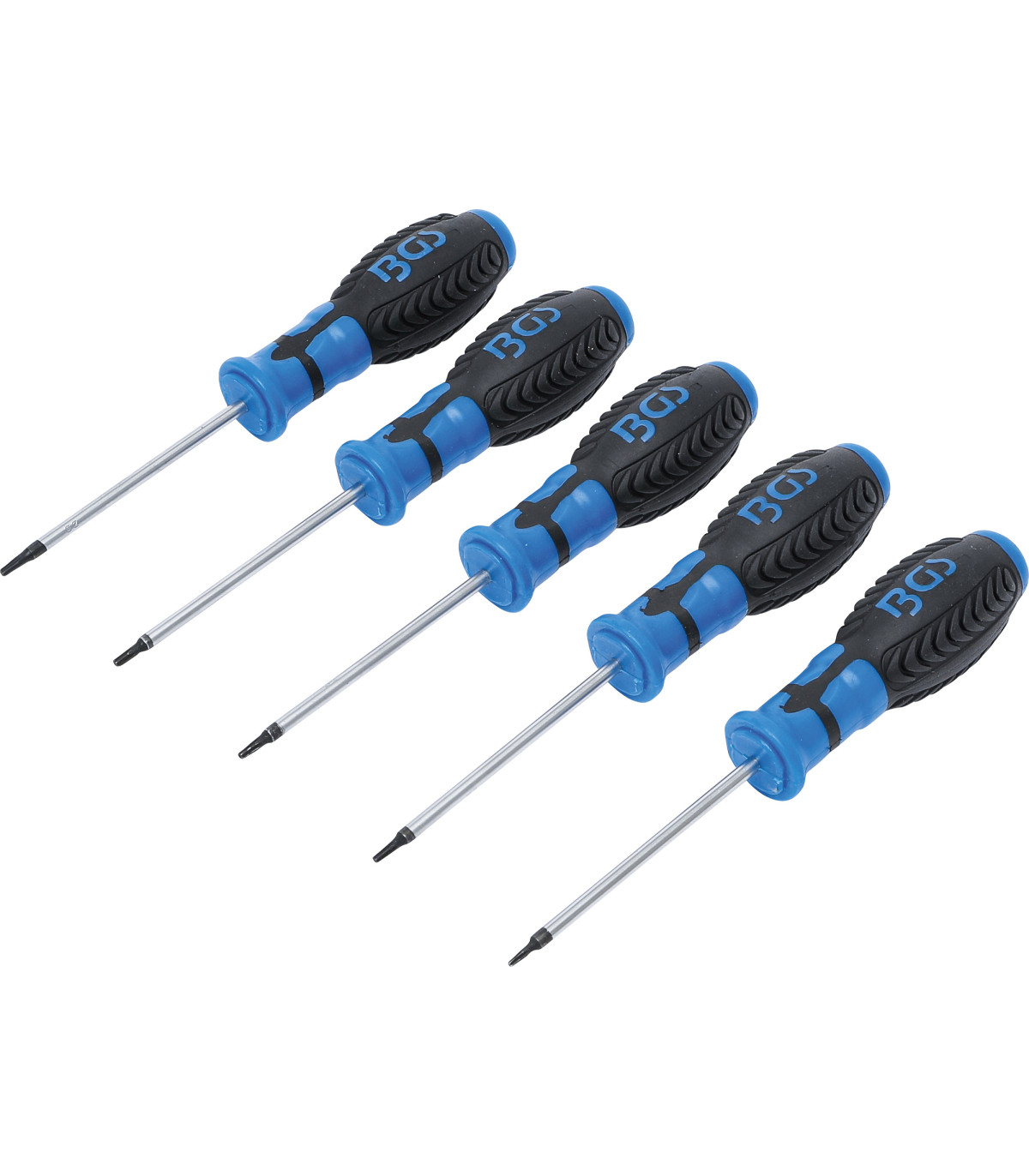 Jeu de 5 tournevis Torx avec perçage T6 à T10