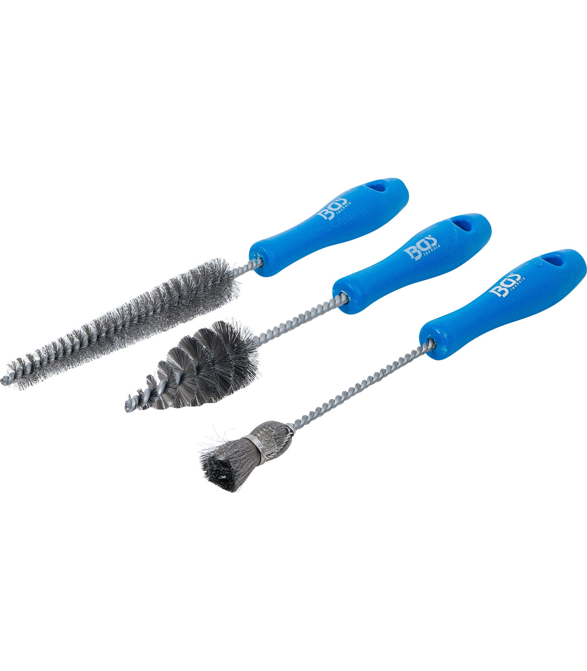 Jeu de 3 brosses de nettoyage d’injecteur diesel