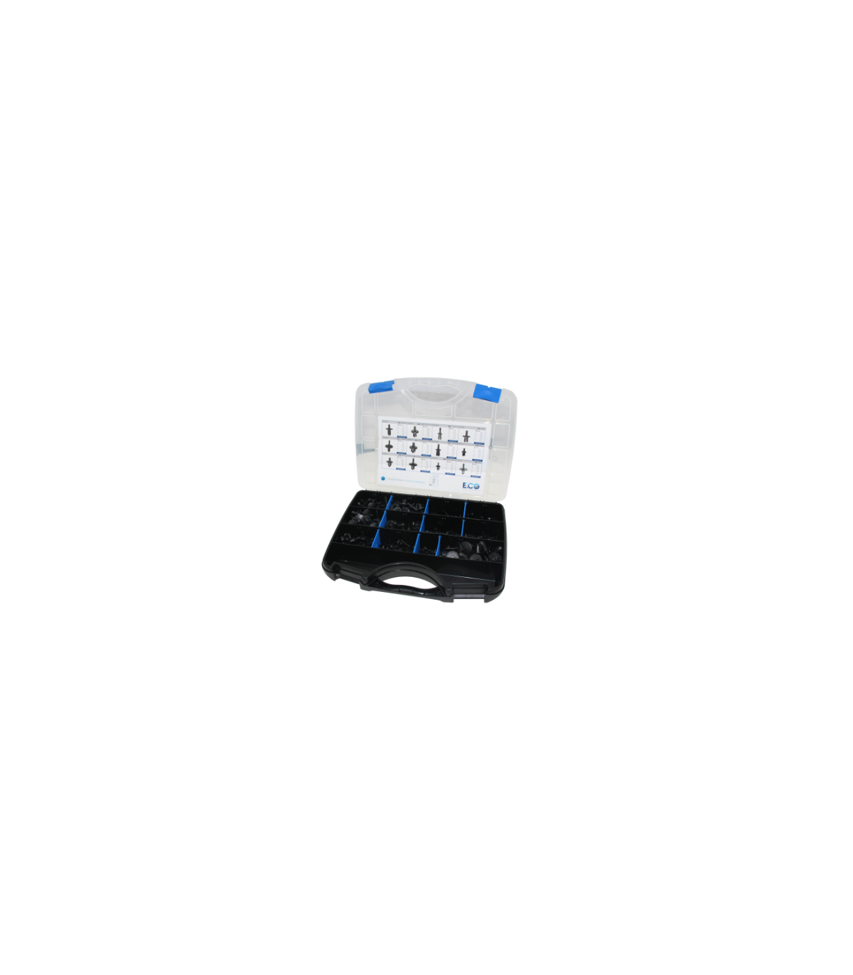 Valisette rivets plastique 300pcs