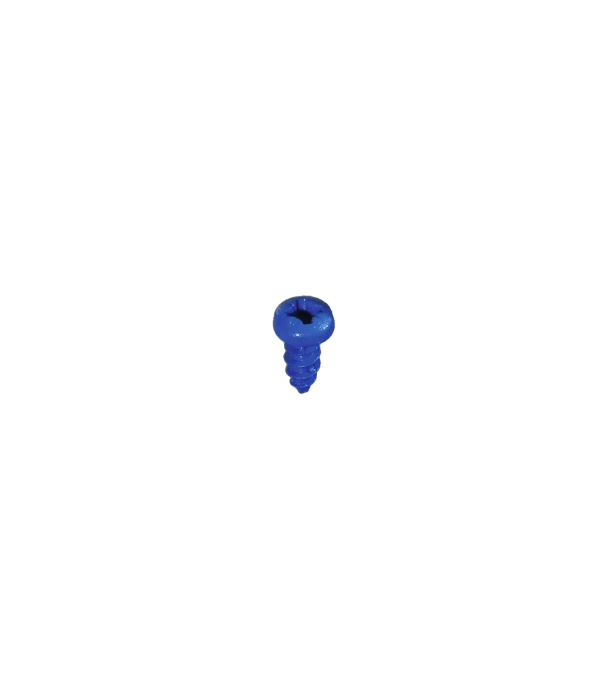 Sachet 25x vis pour plaque d'immat. Bleu