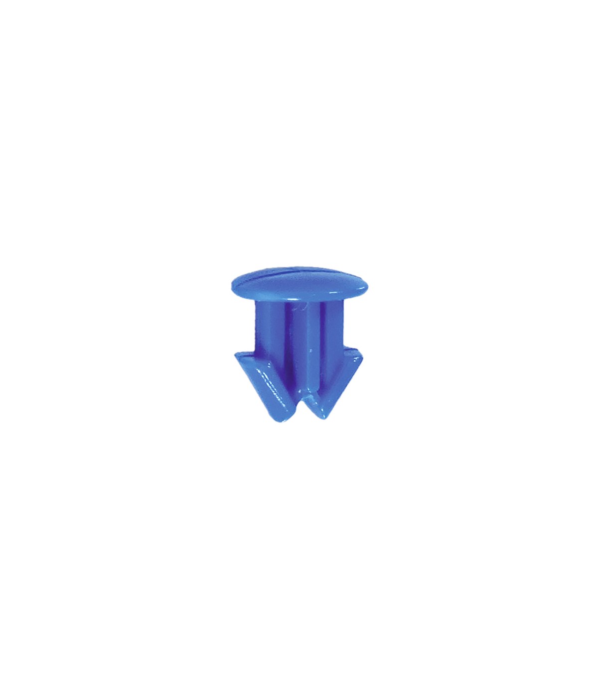 Sachet 25x rivet plastique plaque d'immat. Bleu