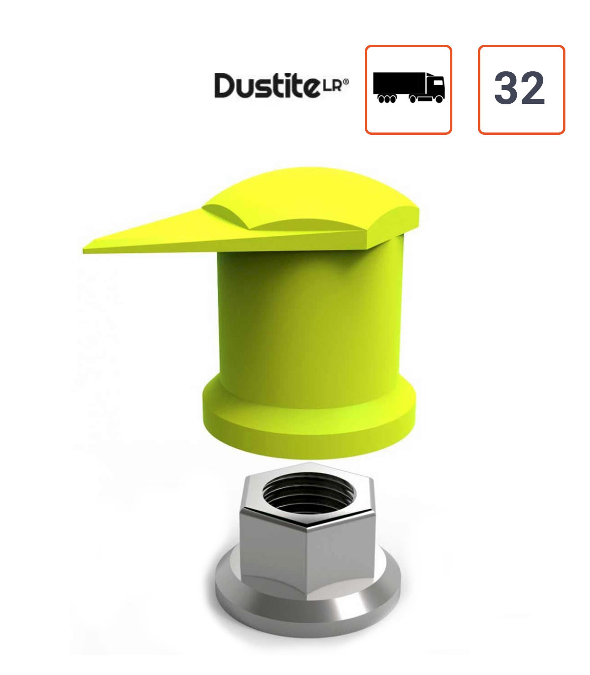 Dustite LR 32mm Témoin de desserrage de roue PL - 50 ex