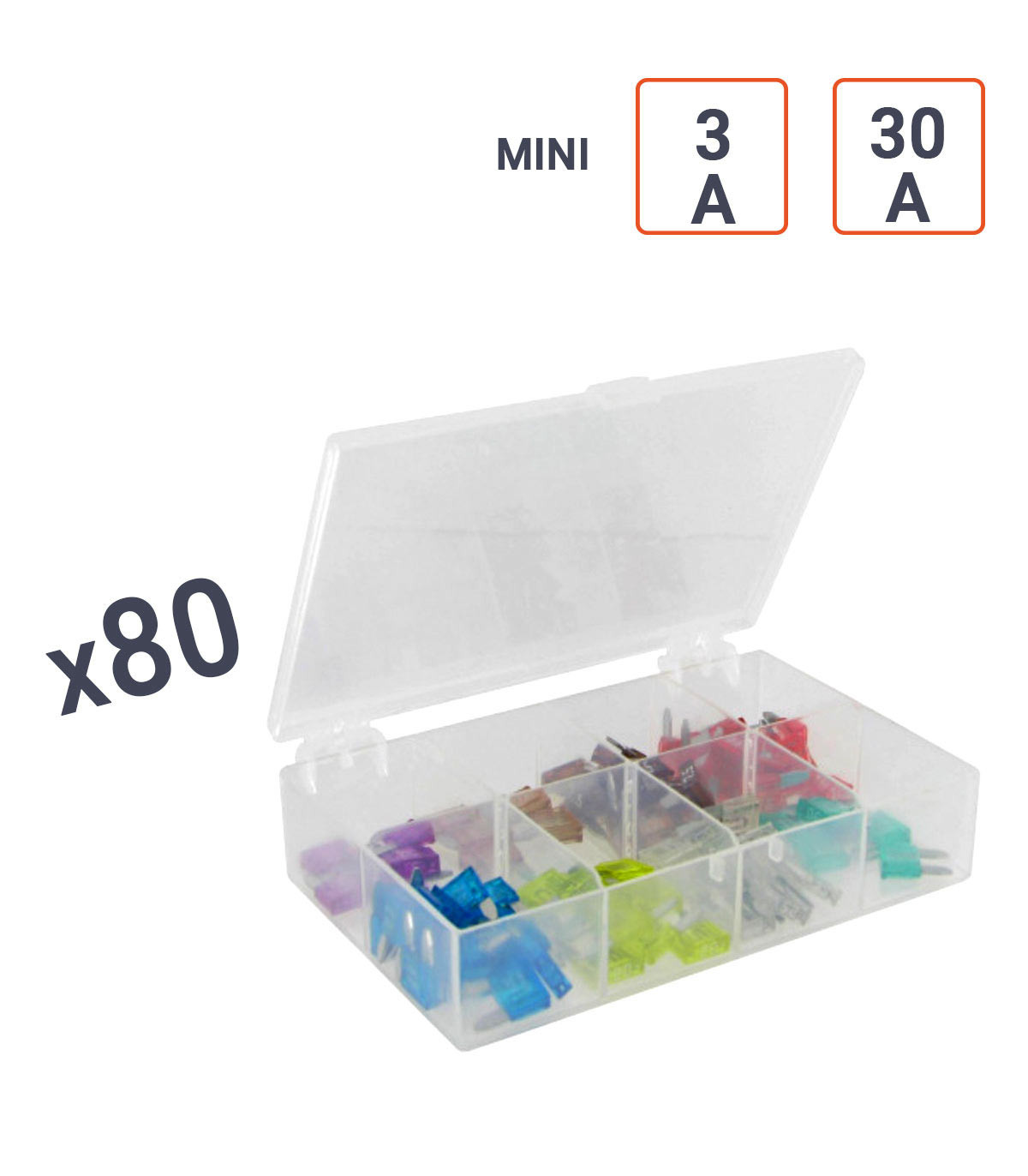 Coffret de 80 fusibles voiture MINI