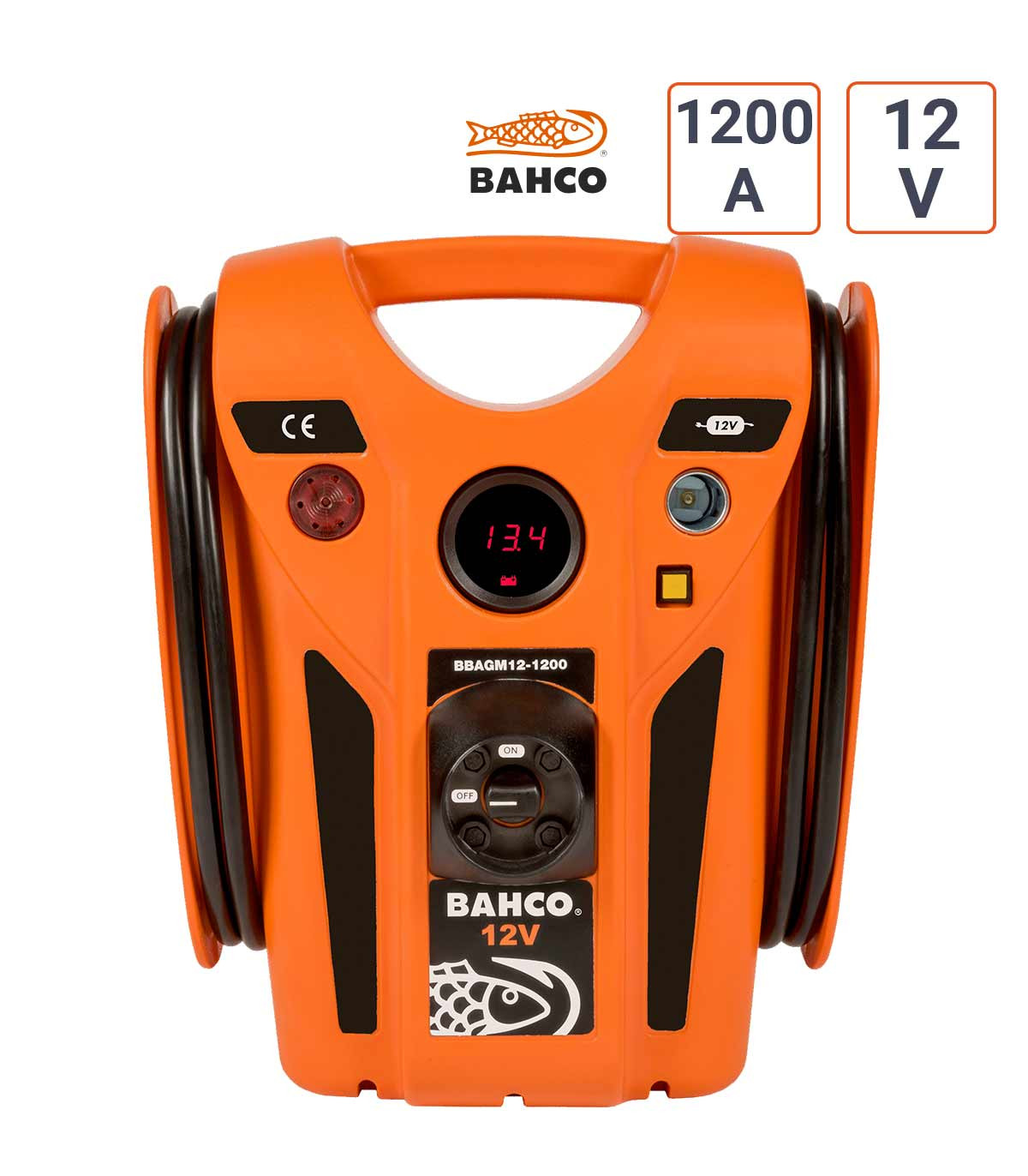 Booster PRO Batterie AGM 12V - 1200 A - Bahco