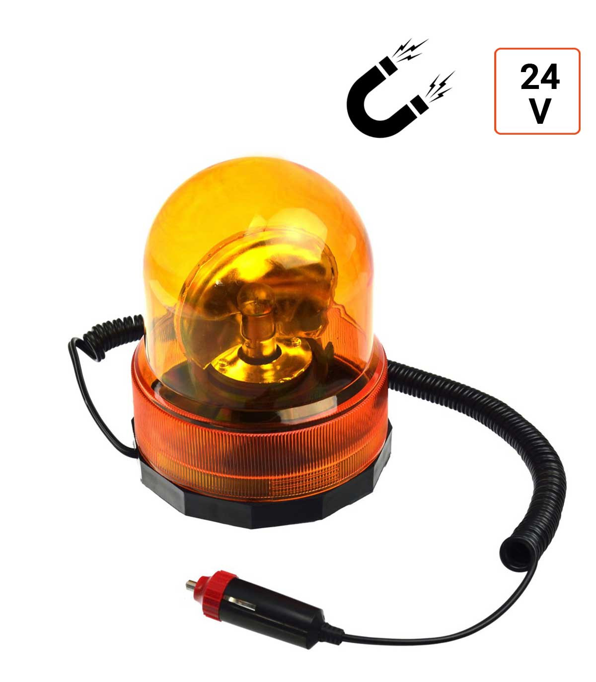 Gyrophare MAGNETIQUE 24 V