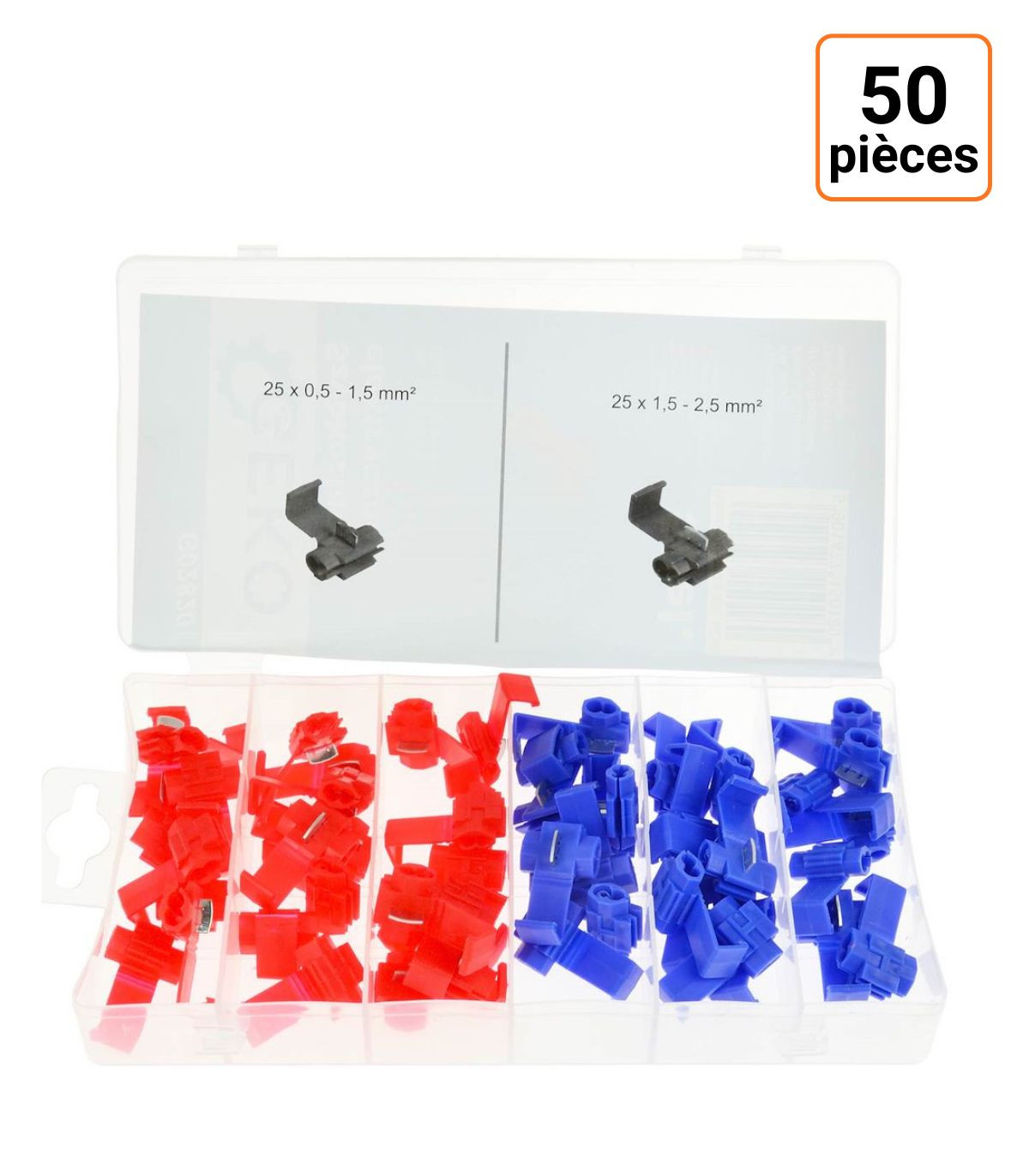 Lot de 50 connecteurs