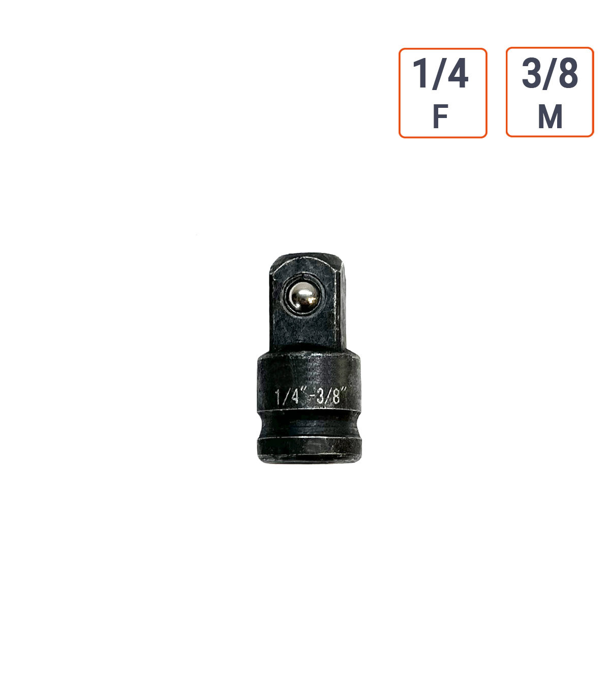 adaptateur réducteur douille à chocs 1/4 F vers 3/8 M