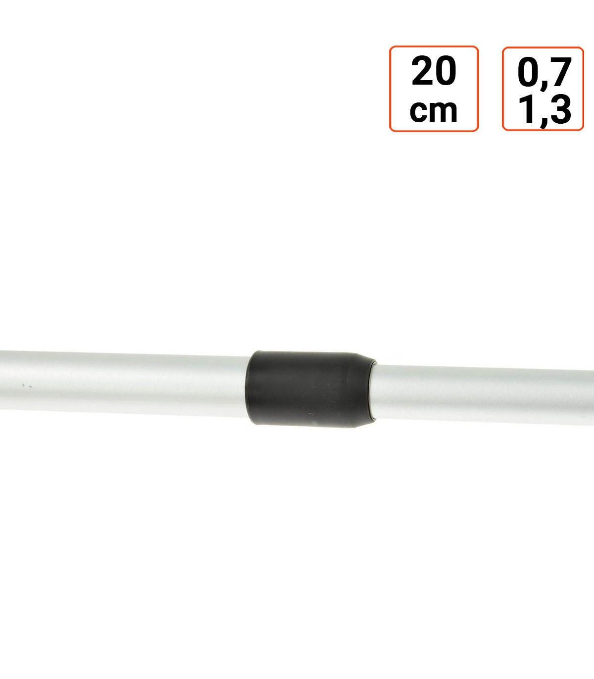 Brosse télescopique de lavage 0.7 à 1.3 m